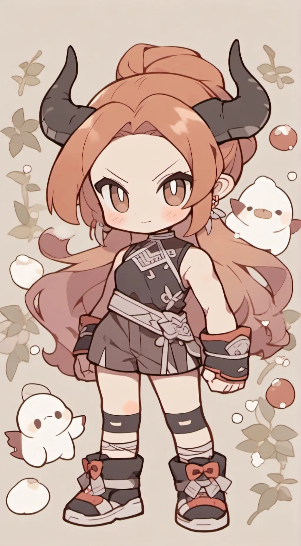 ai character: Natsu fr background