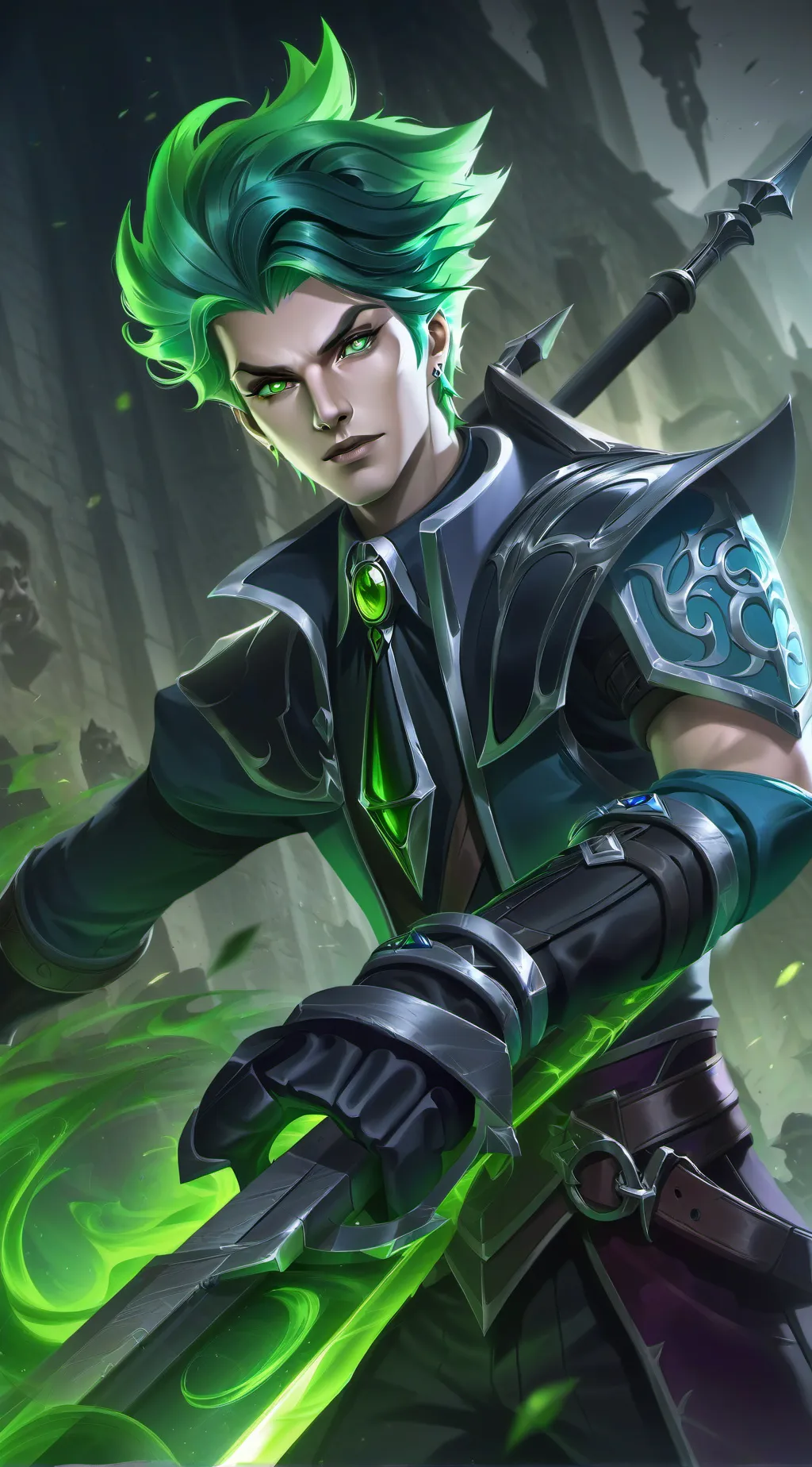 ai character: Wissenschaftler background