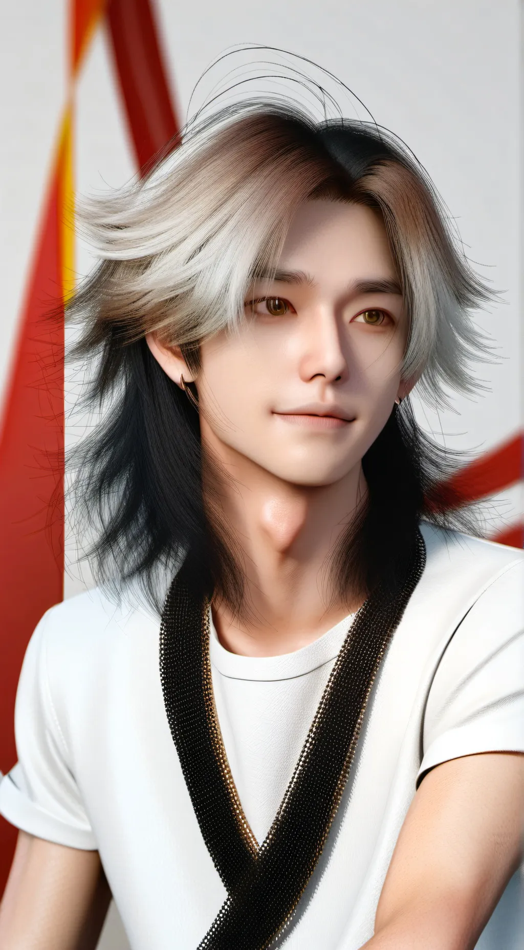 ai character: 泽川 background