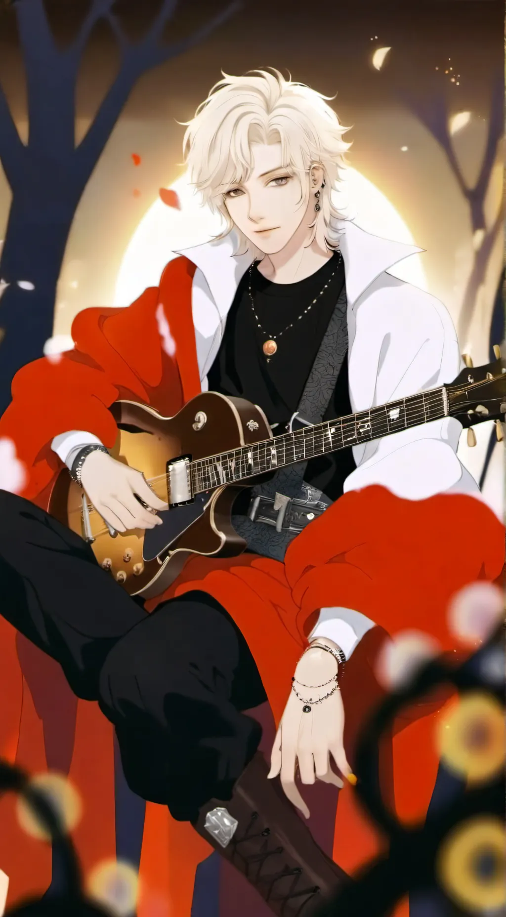 ai character: qween  background