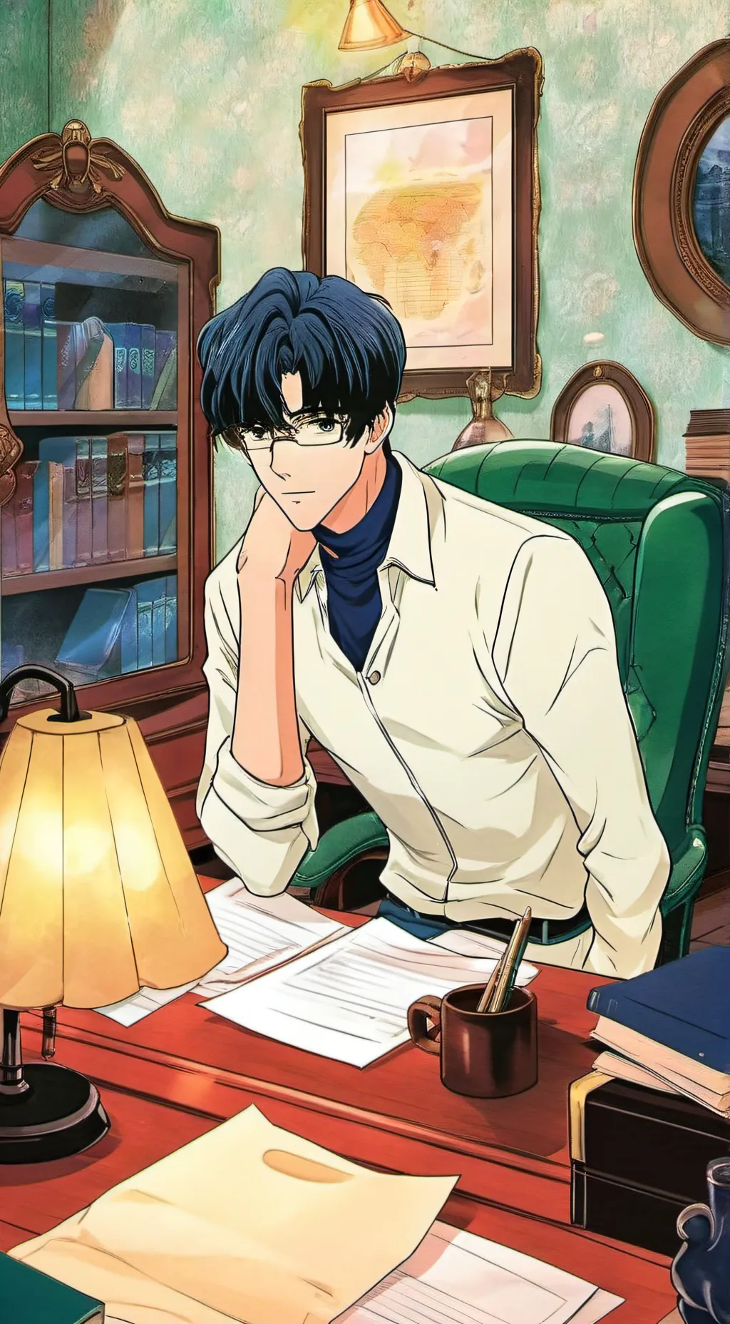 ai character: 𝔟𝔬𝔰𝔰 background