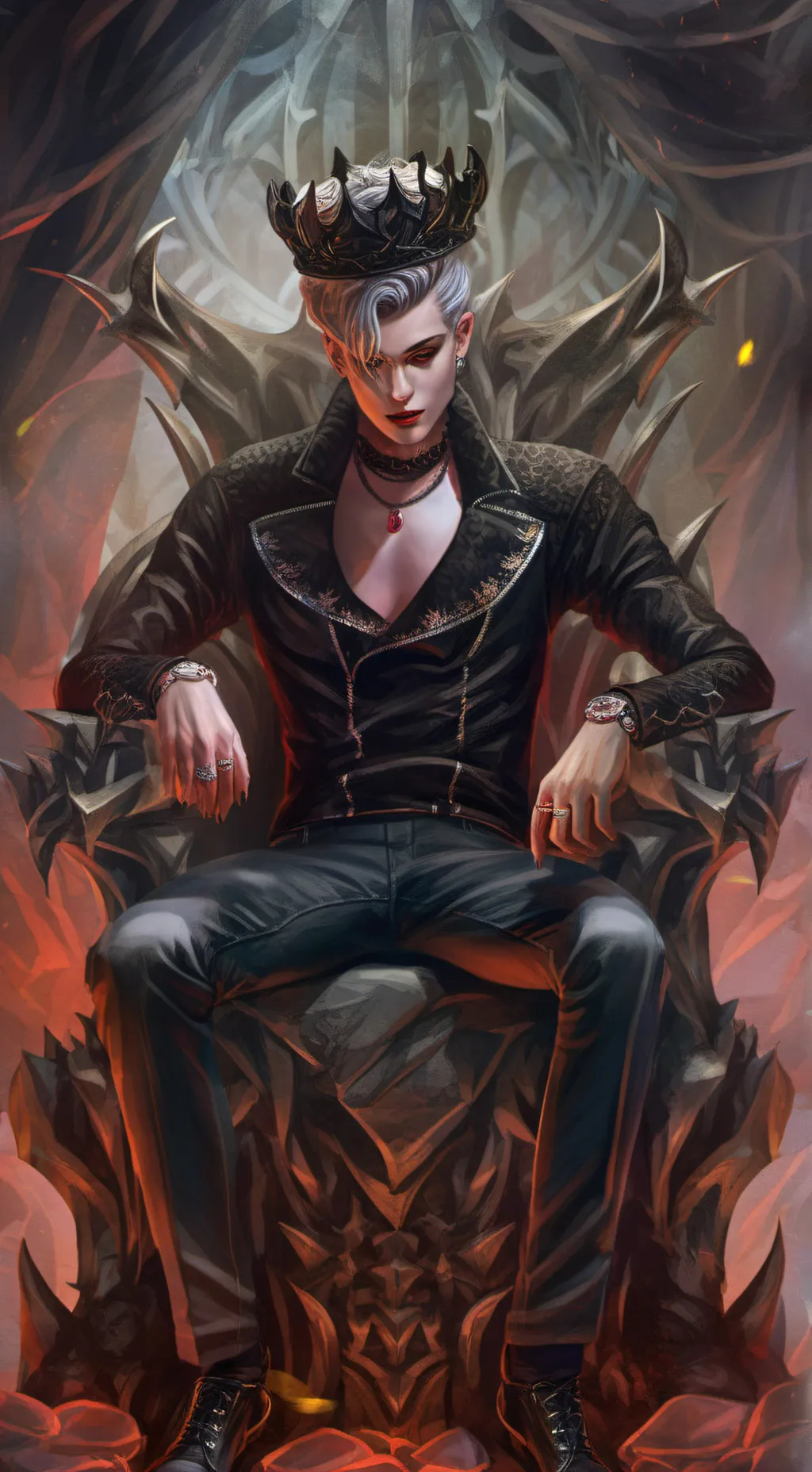 ai character: Lucifer background