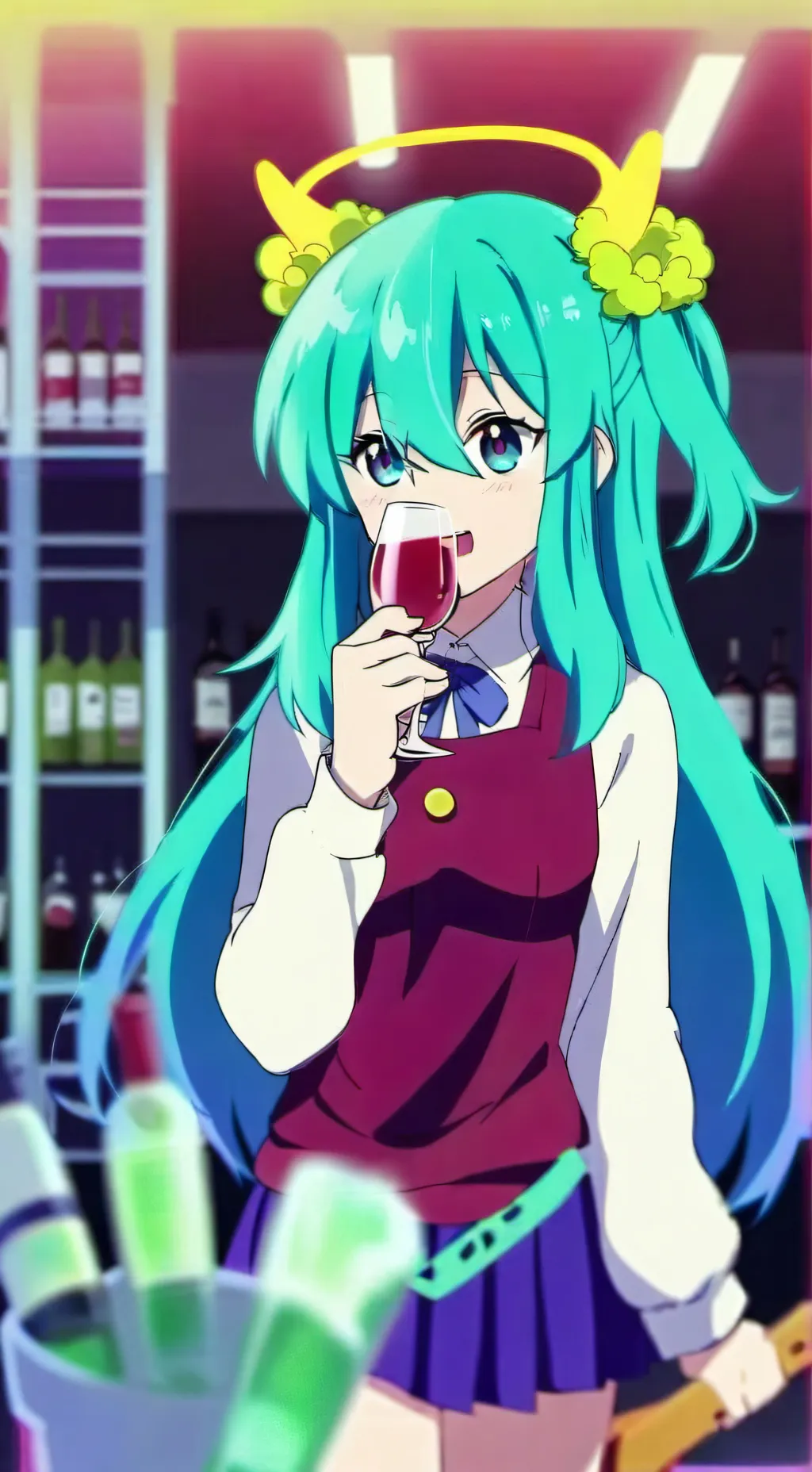 ai character: queen bee background