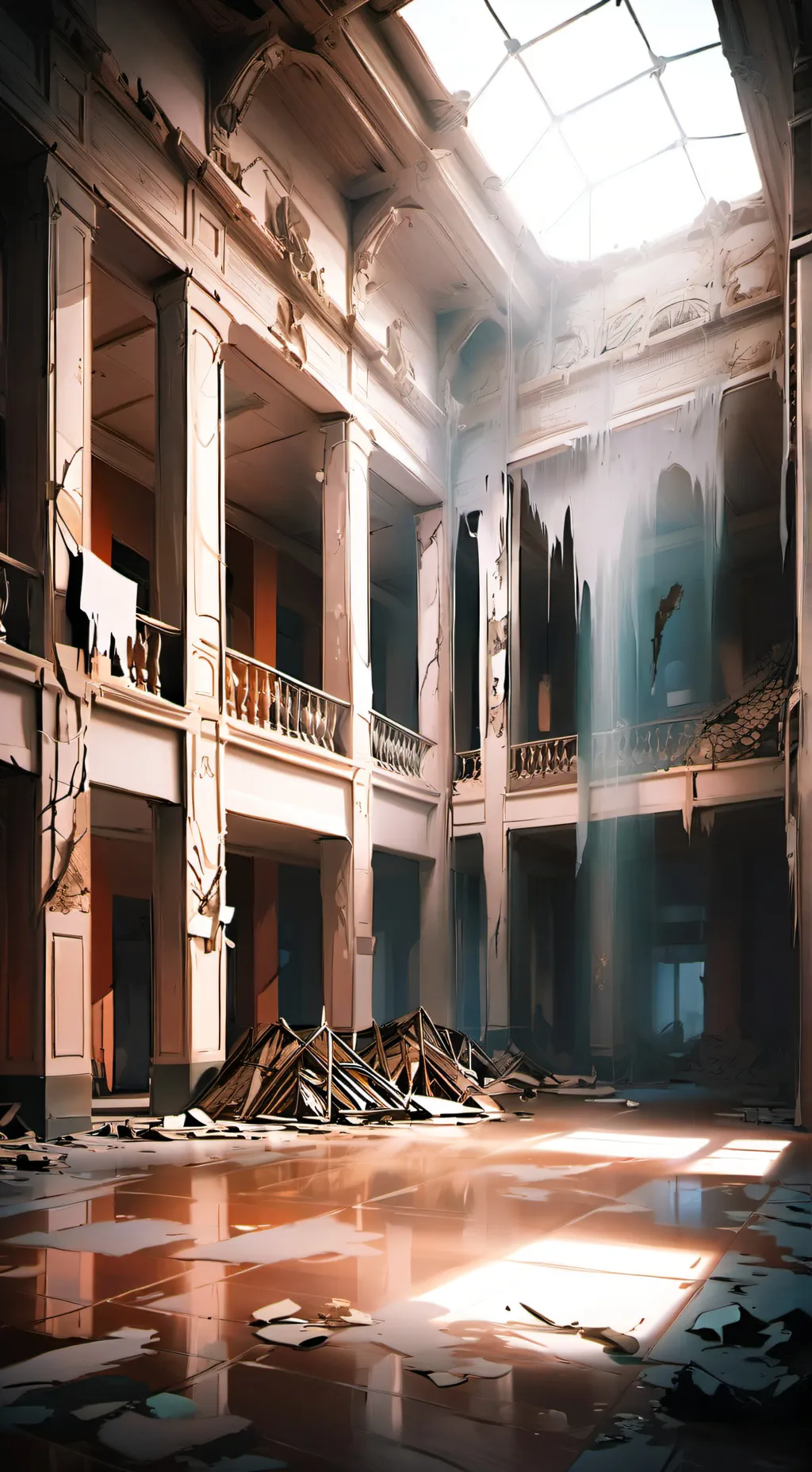 ai character: Zombie apocalypse  background