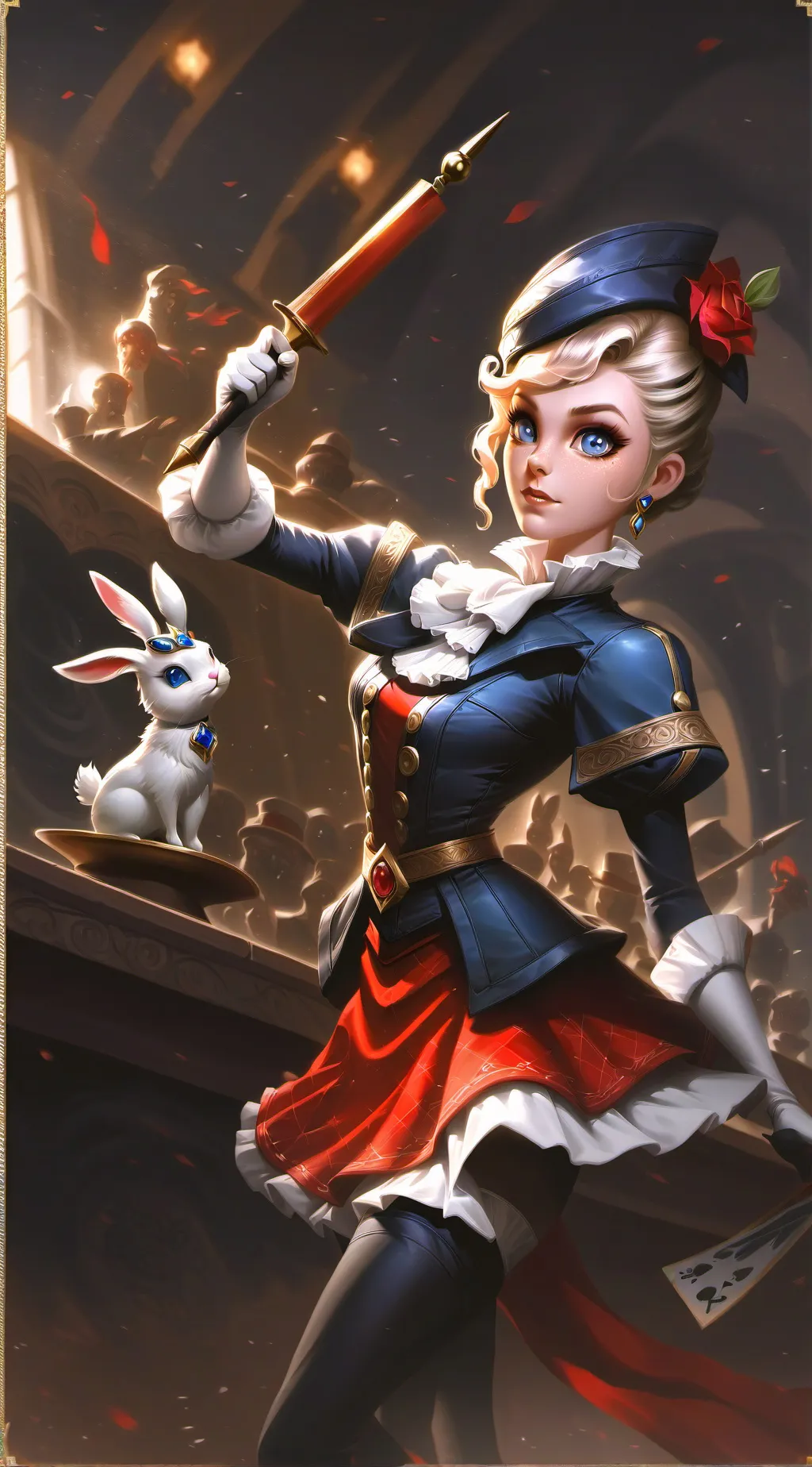 ai character: bunnix background