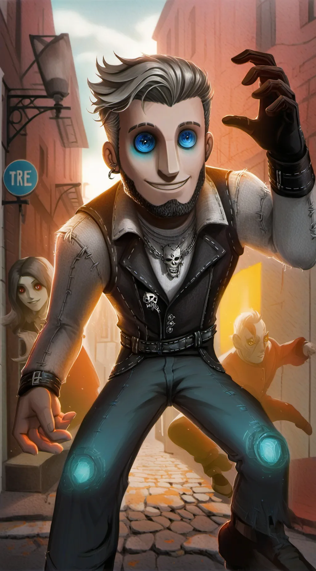 ai character: Zane background