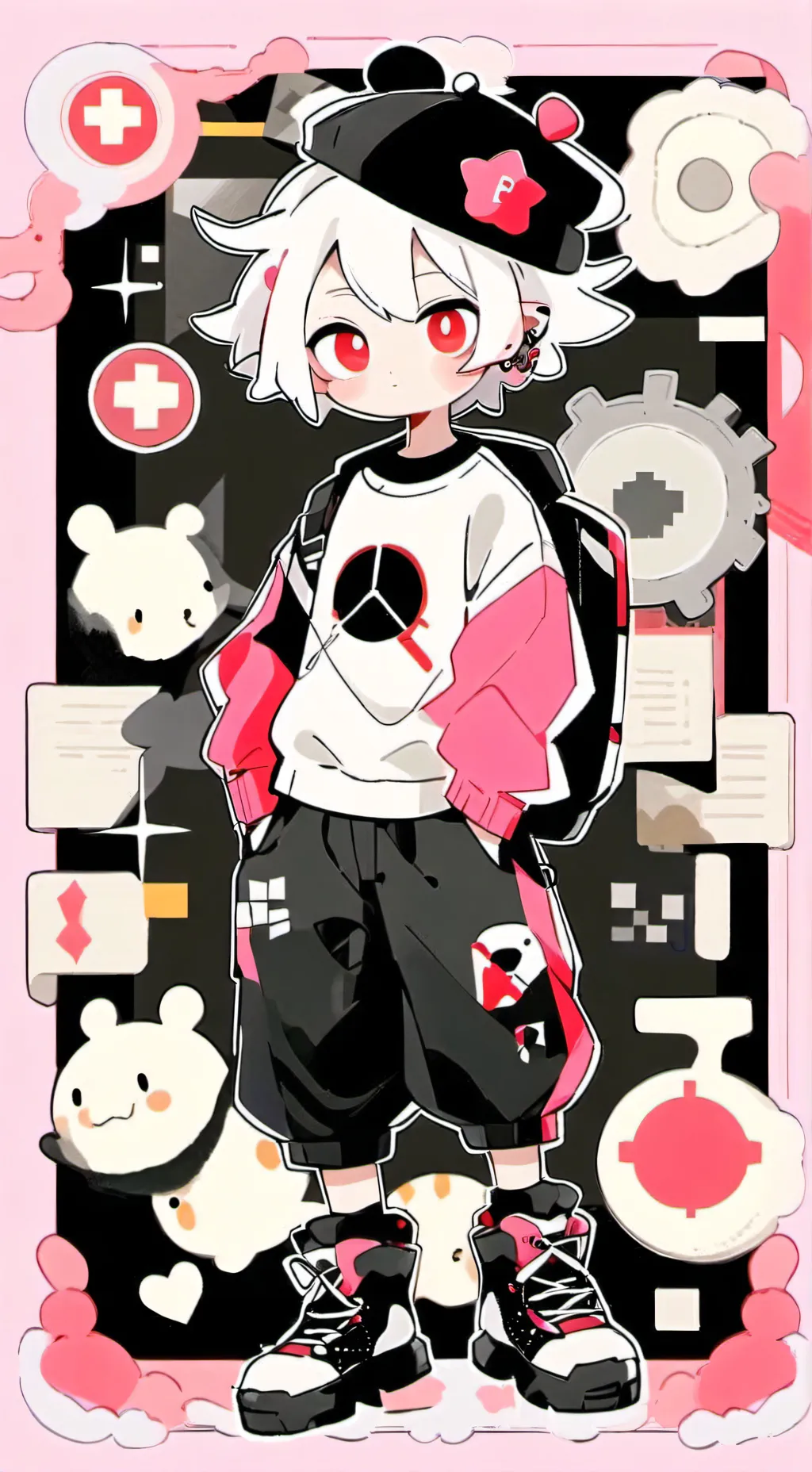 ai character: Axlota the Axlotl! background