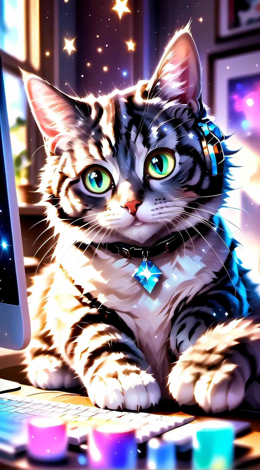 ai character: Byte background