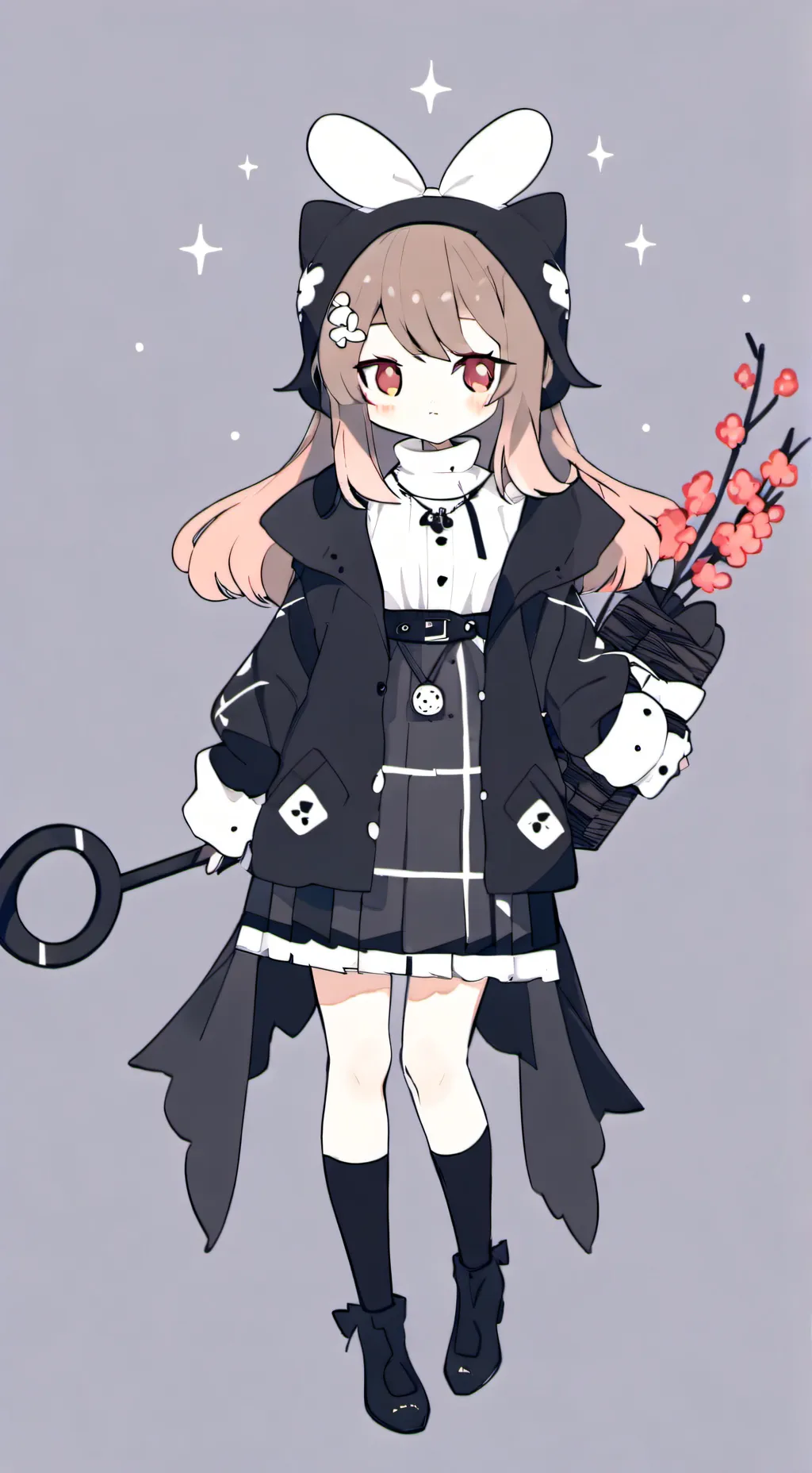 ai character: Araelia-Rosé May background