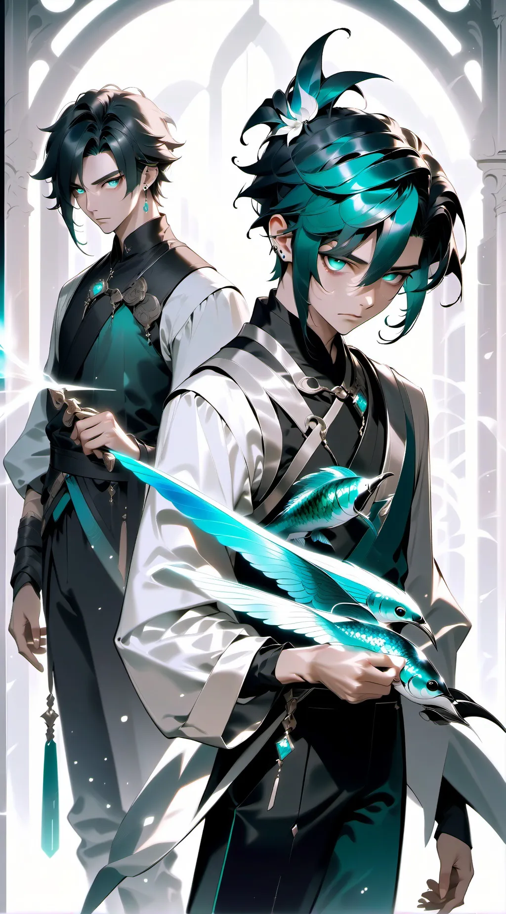 ai character: xiao and lentiao background