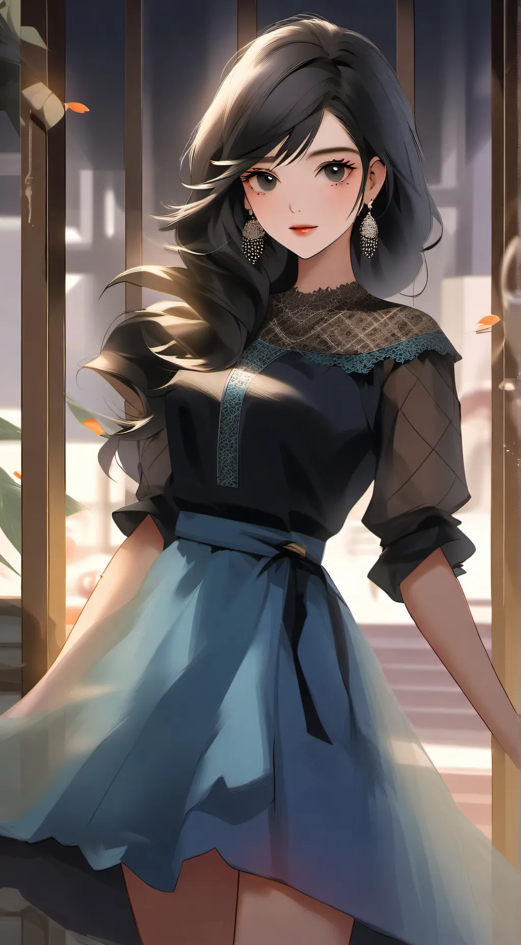 ai character: Sarah background