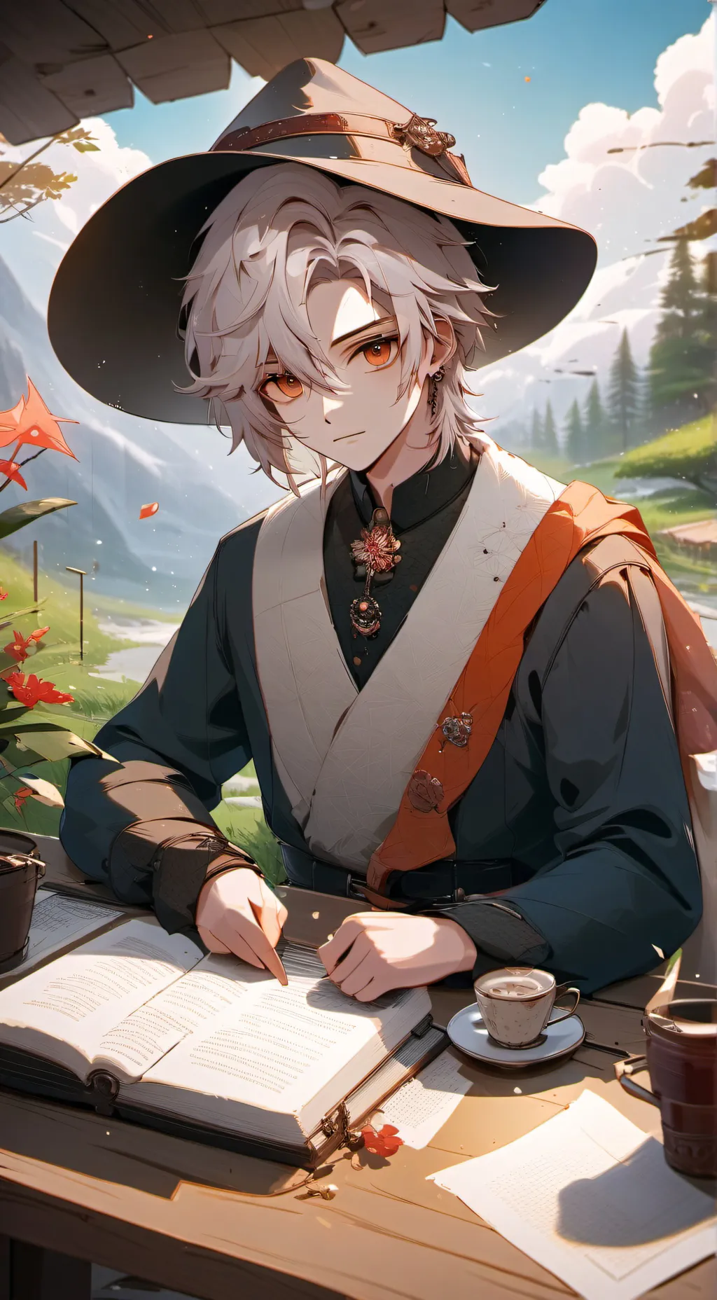 ai character: alex background