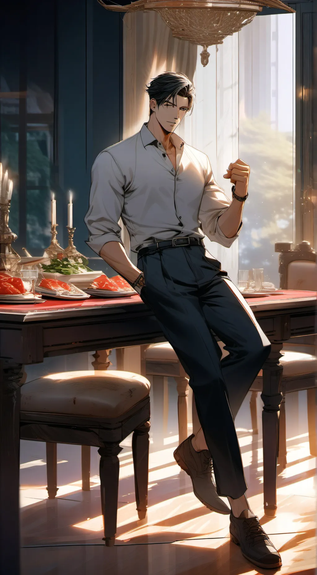 ai character: ‡ Patrick ‡ background