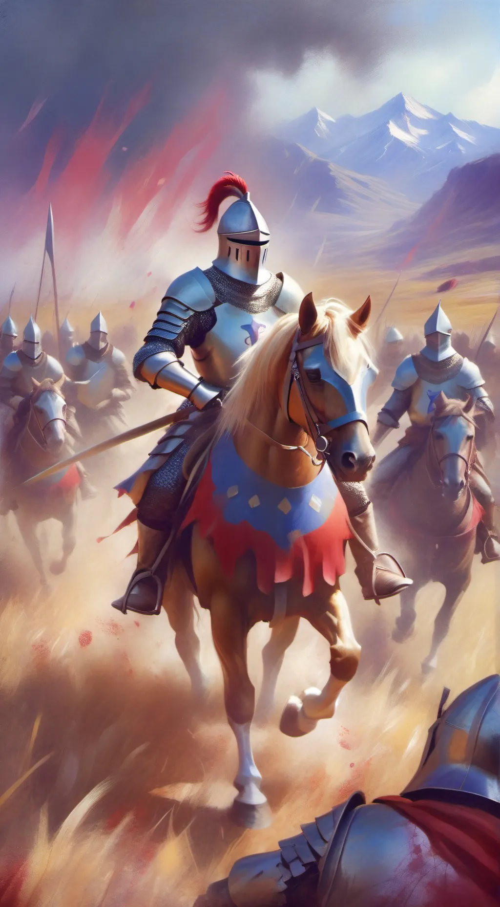 ai character: Outnumbered knight background