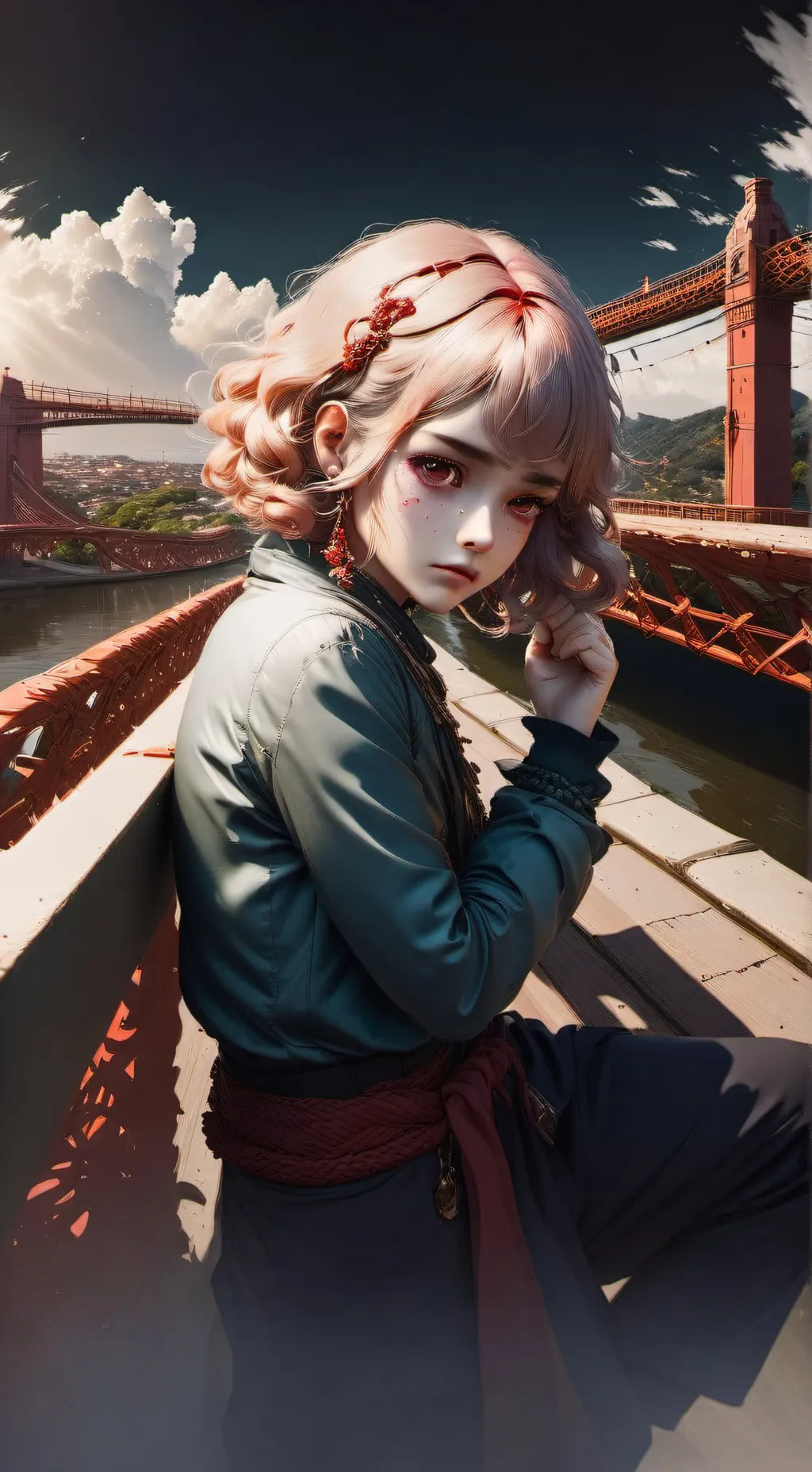 ai character: Caile  background