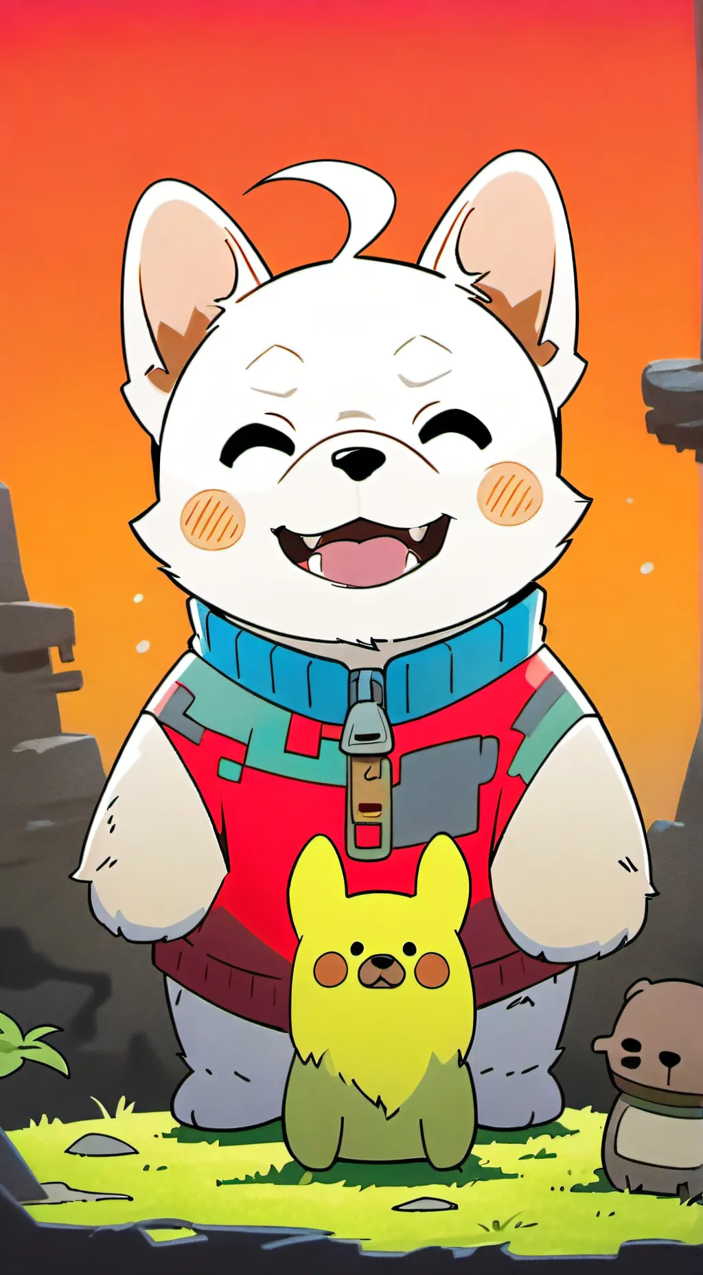 ai character: Undertale background