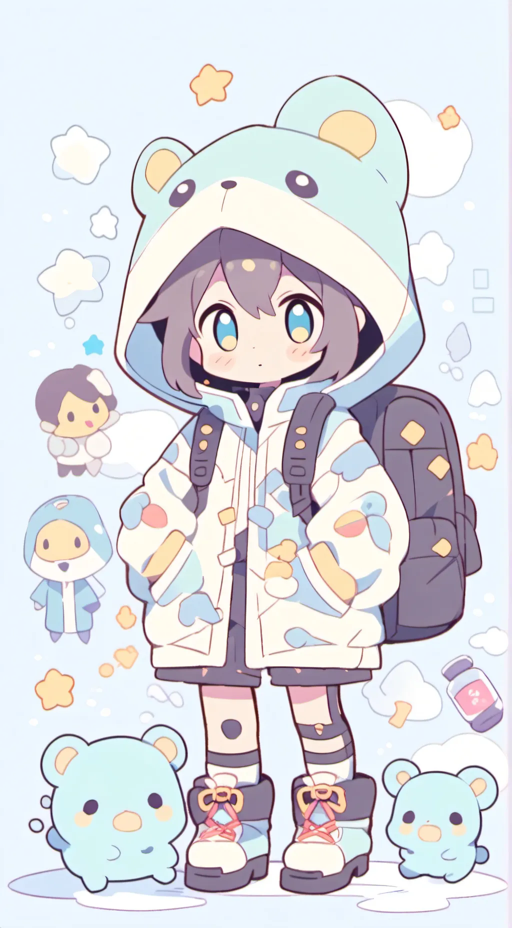 ai character: sprunki nice to u background