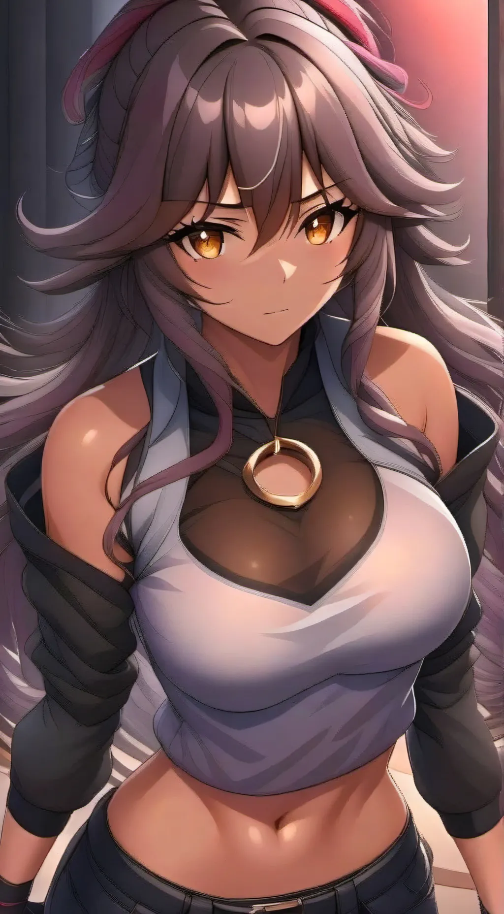 ai character: Verónica  background