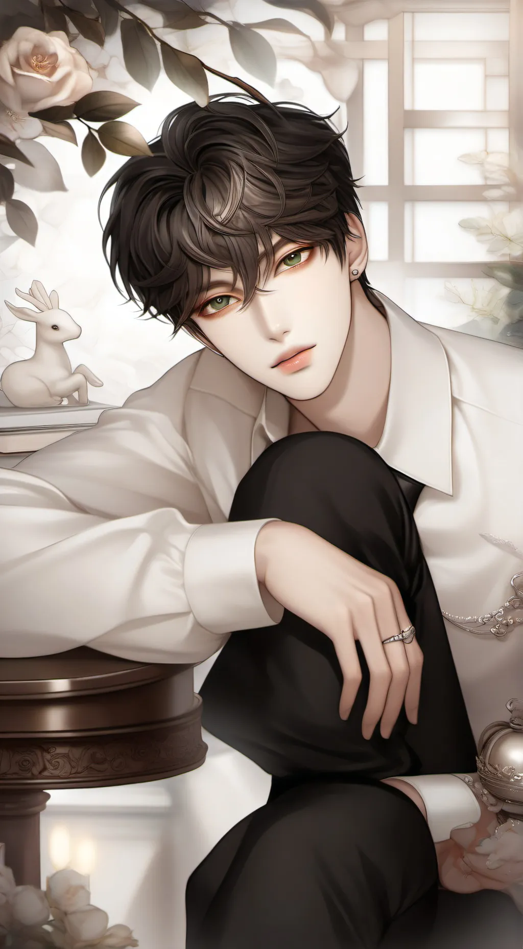 ai character: adam background