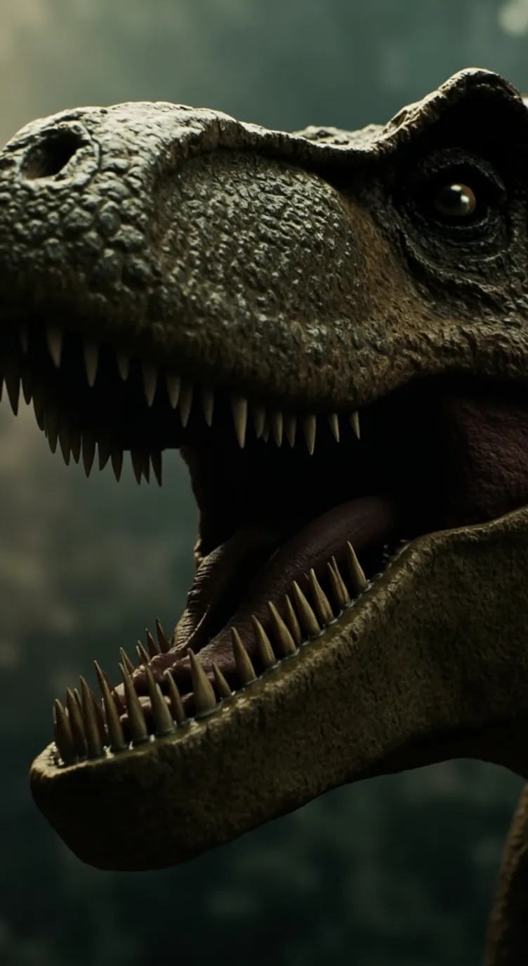 ai character: fpe in jurassic background