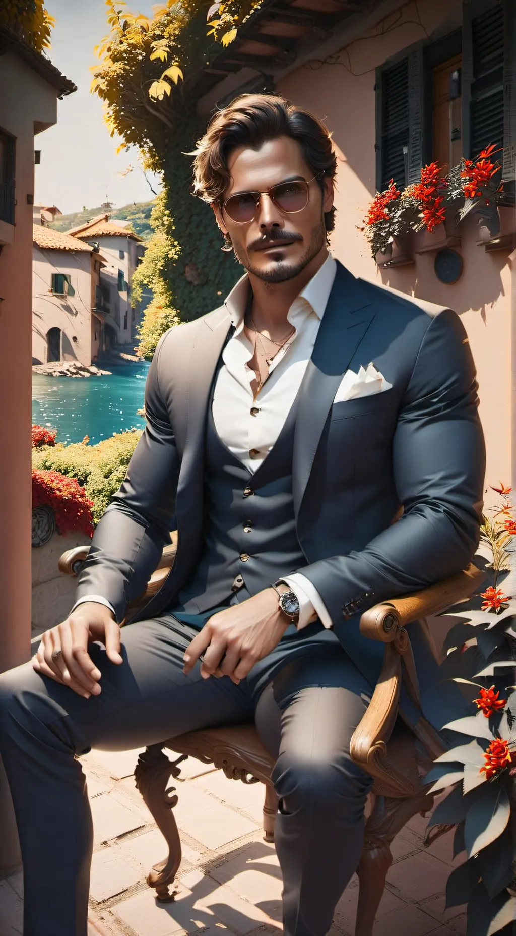 ai character: Umberto Maranzano background