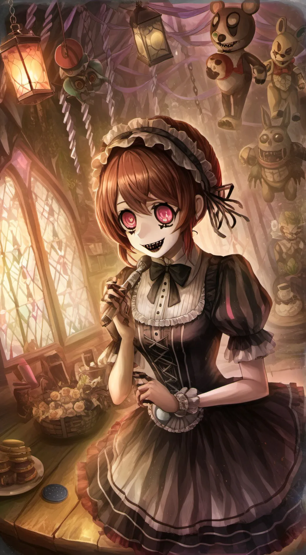 ai character: FNAF SL background