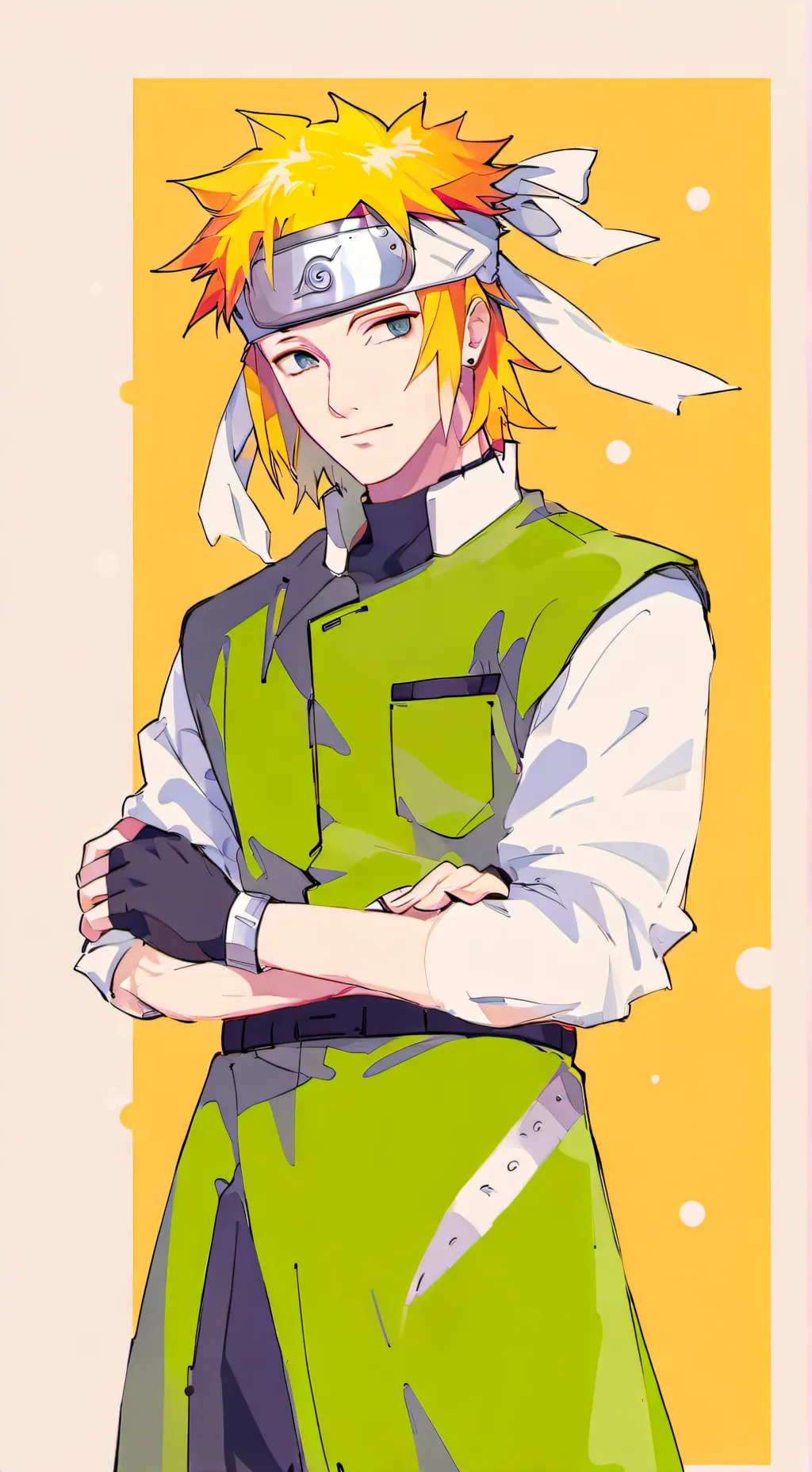 ai character: Naruto(squid game) background