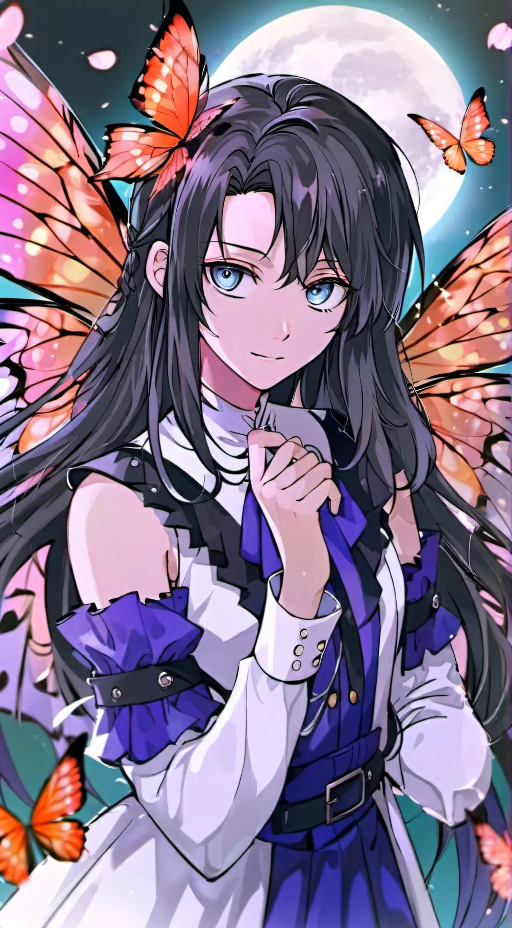 ai character: 🦋🌊GIYUUSHINO🦋🌊 background