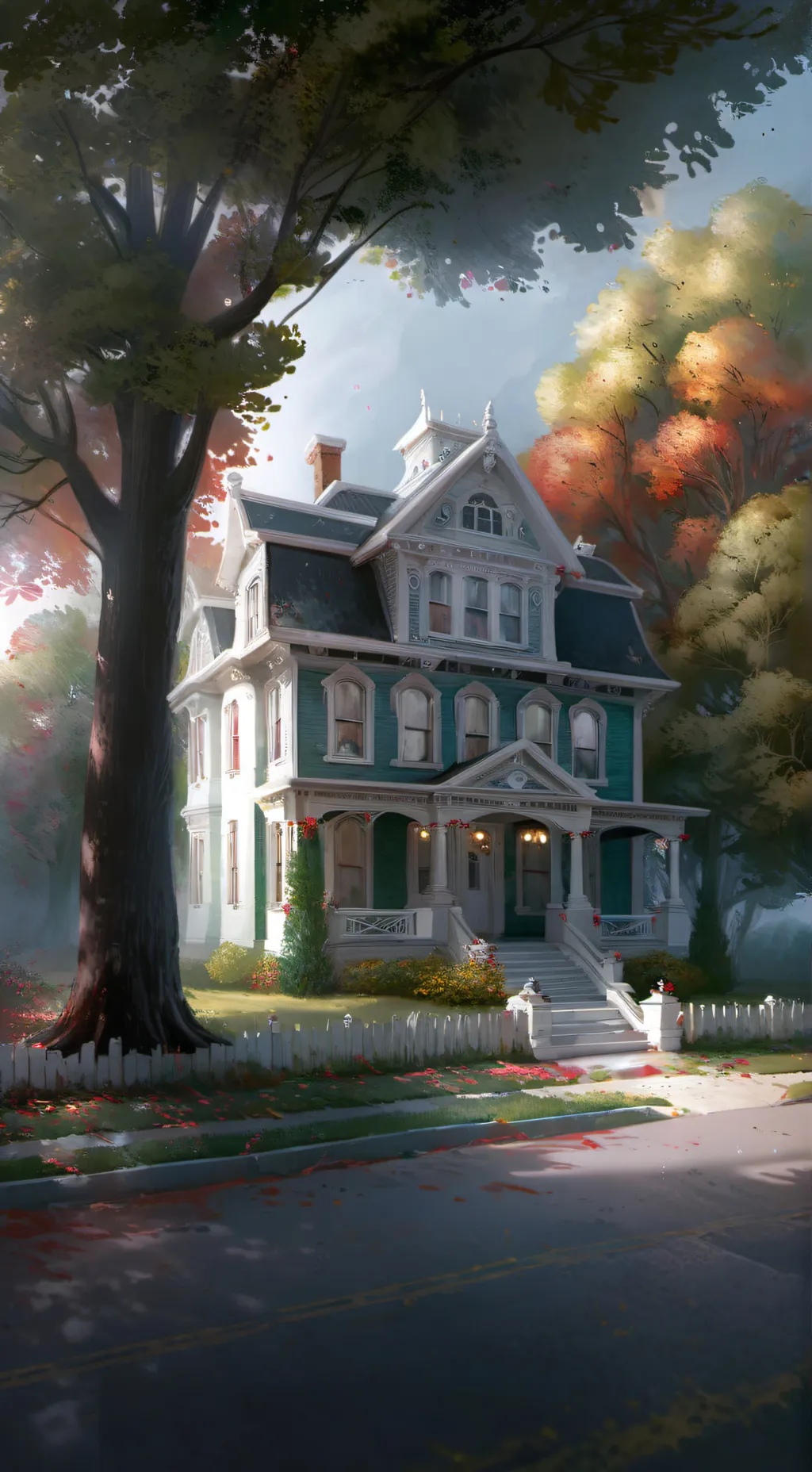 ai character: Amityville Horror  background
