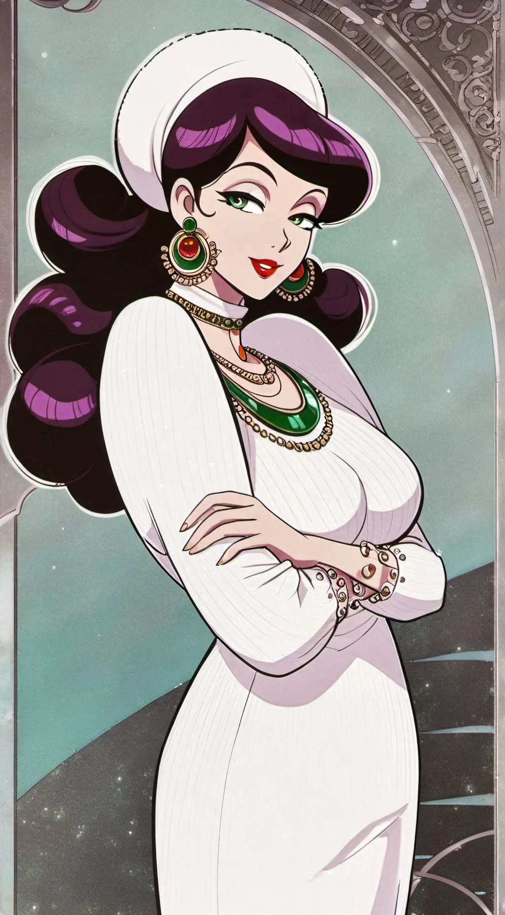 ai character: Catherine  background