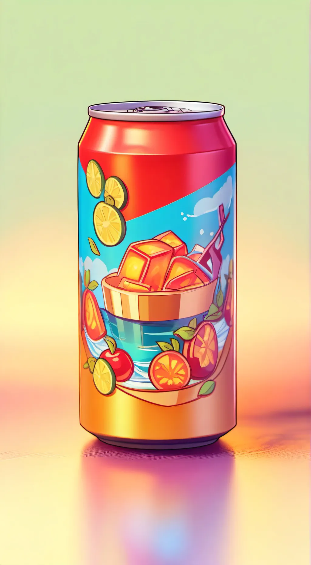 ai character: Orangade Soda background