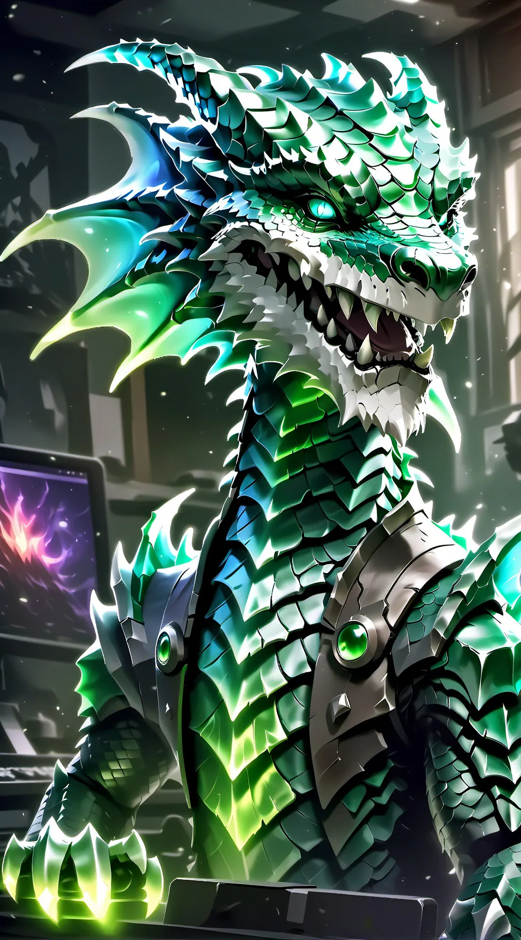 ai character: MemeDraco background