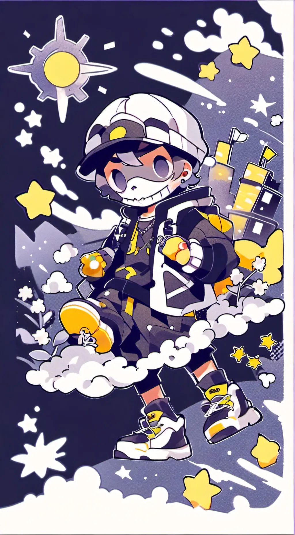 ai character: PoPpY PlAyTiME background