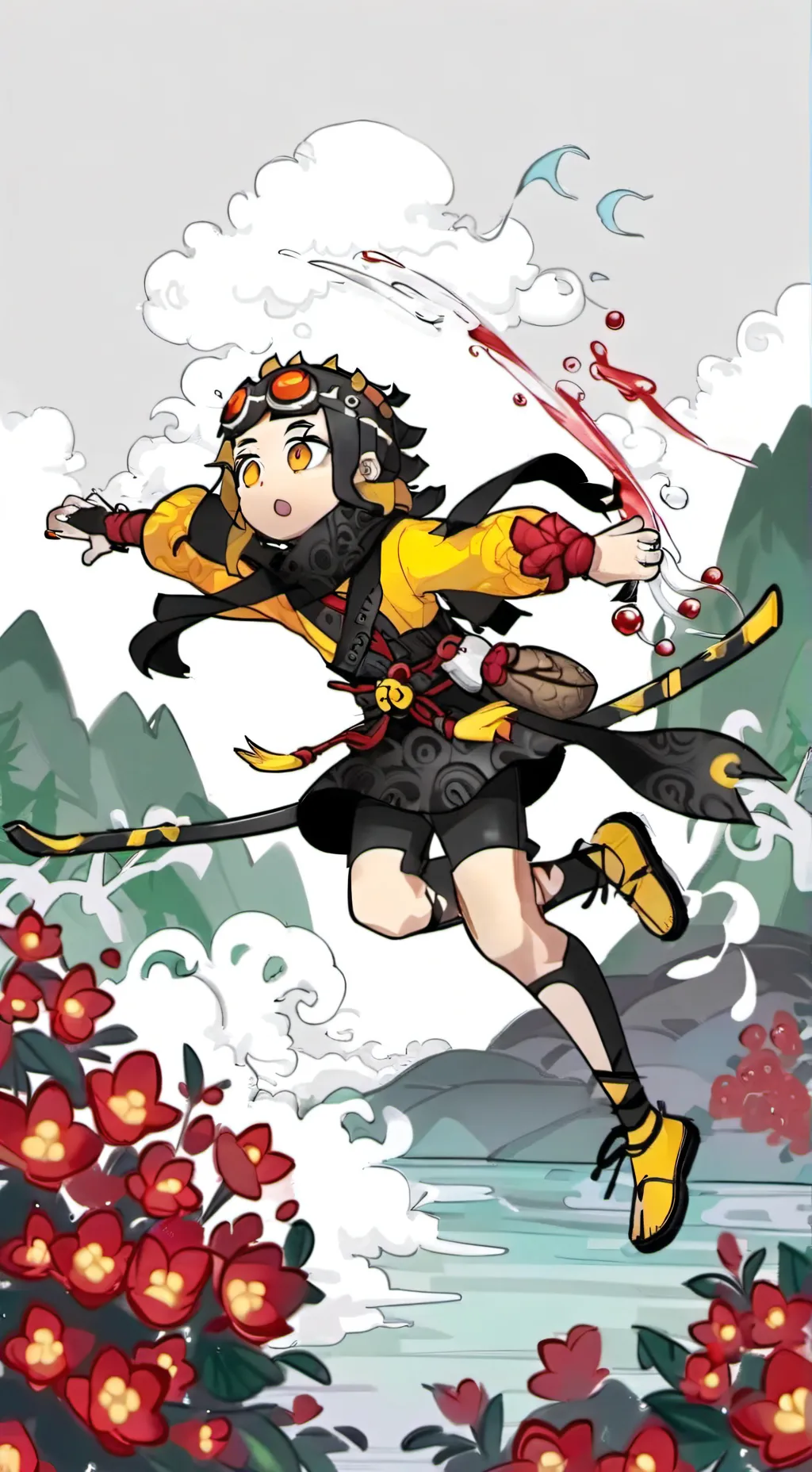 ai character: kny x encanto background