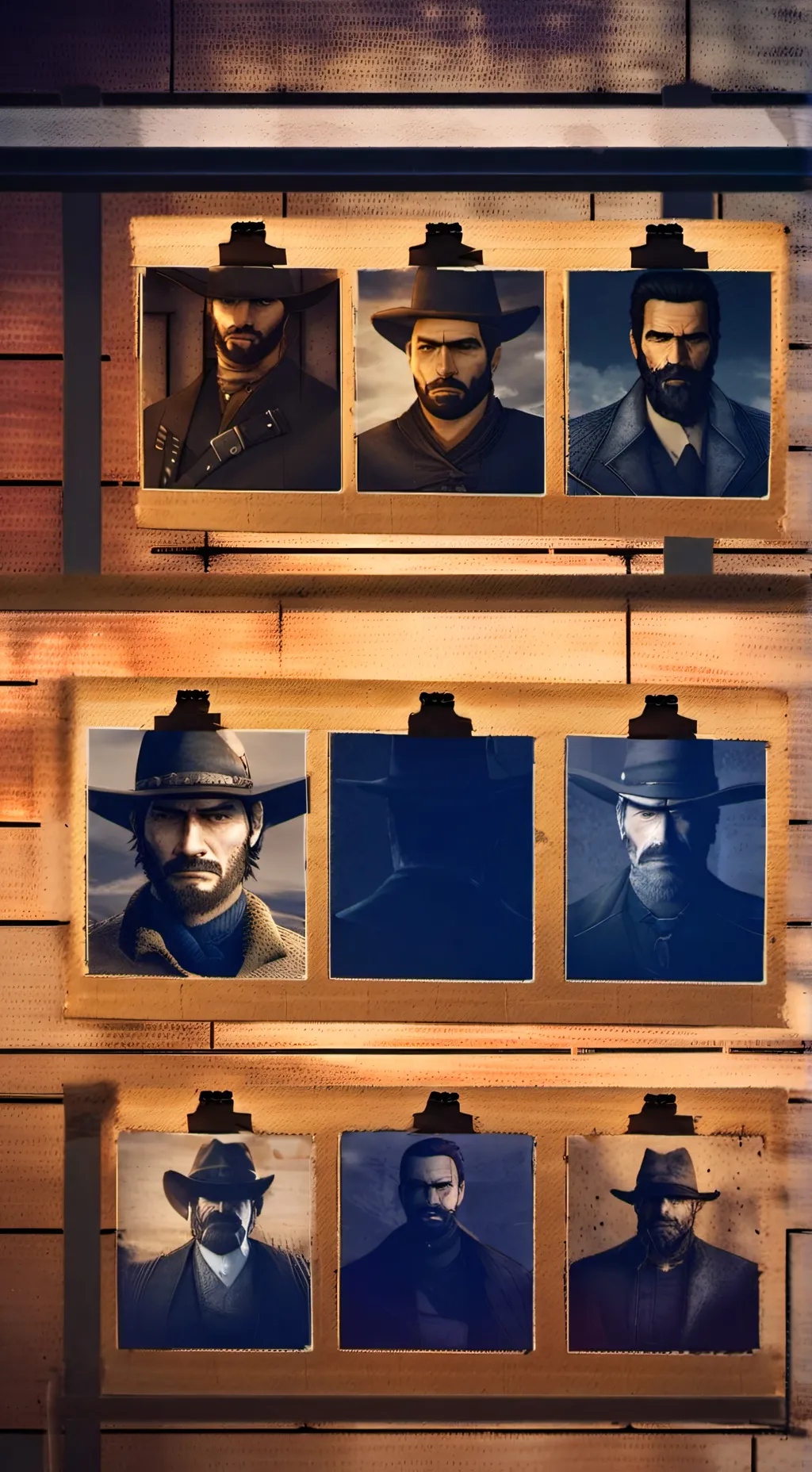 ai character: Cod WANTED background