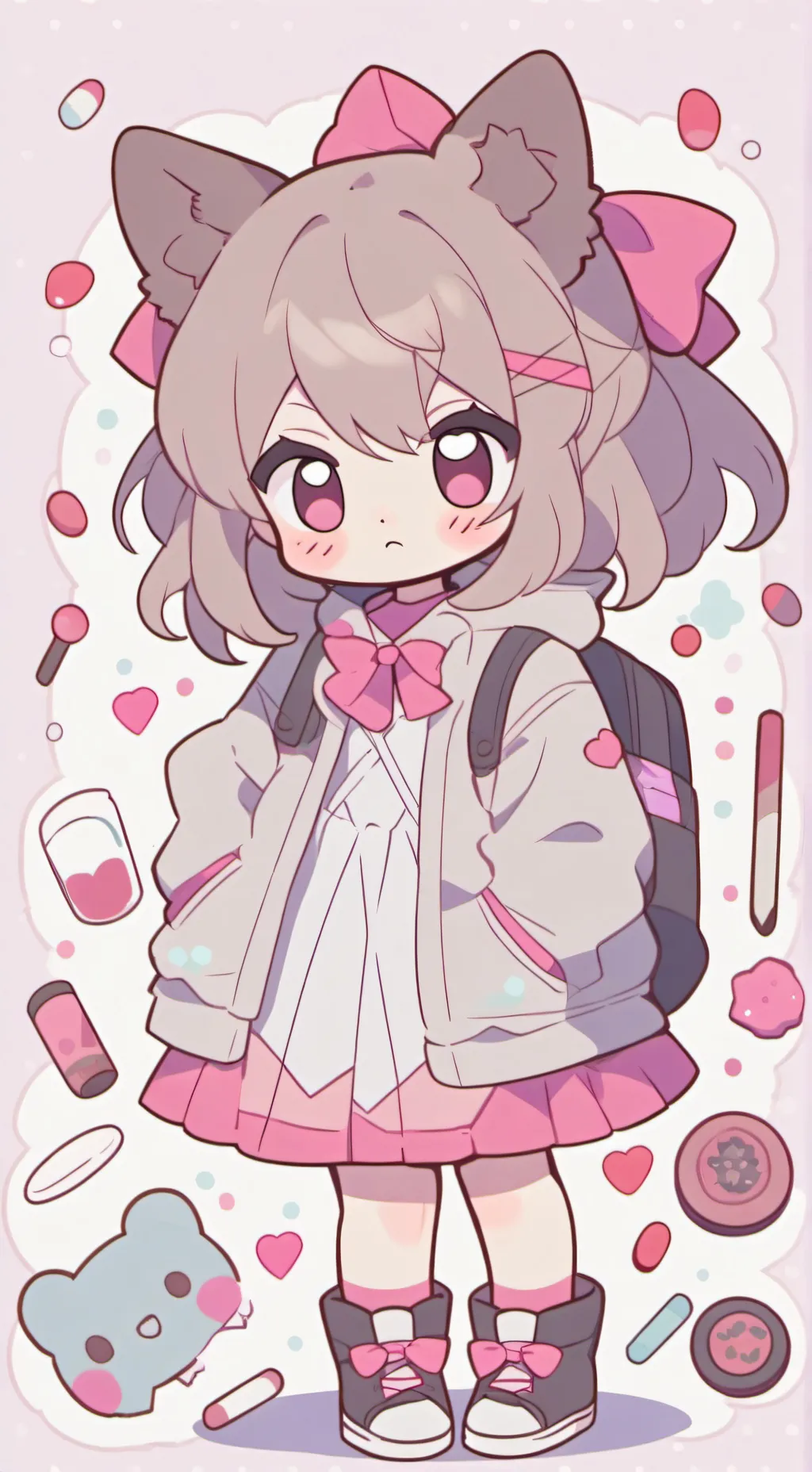 ai character: lily background