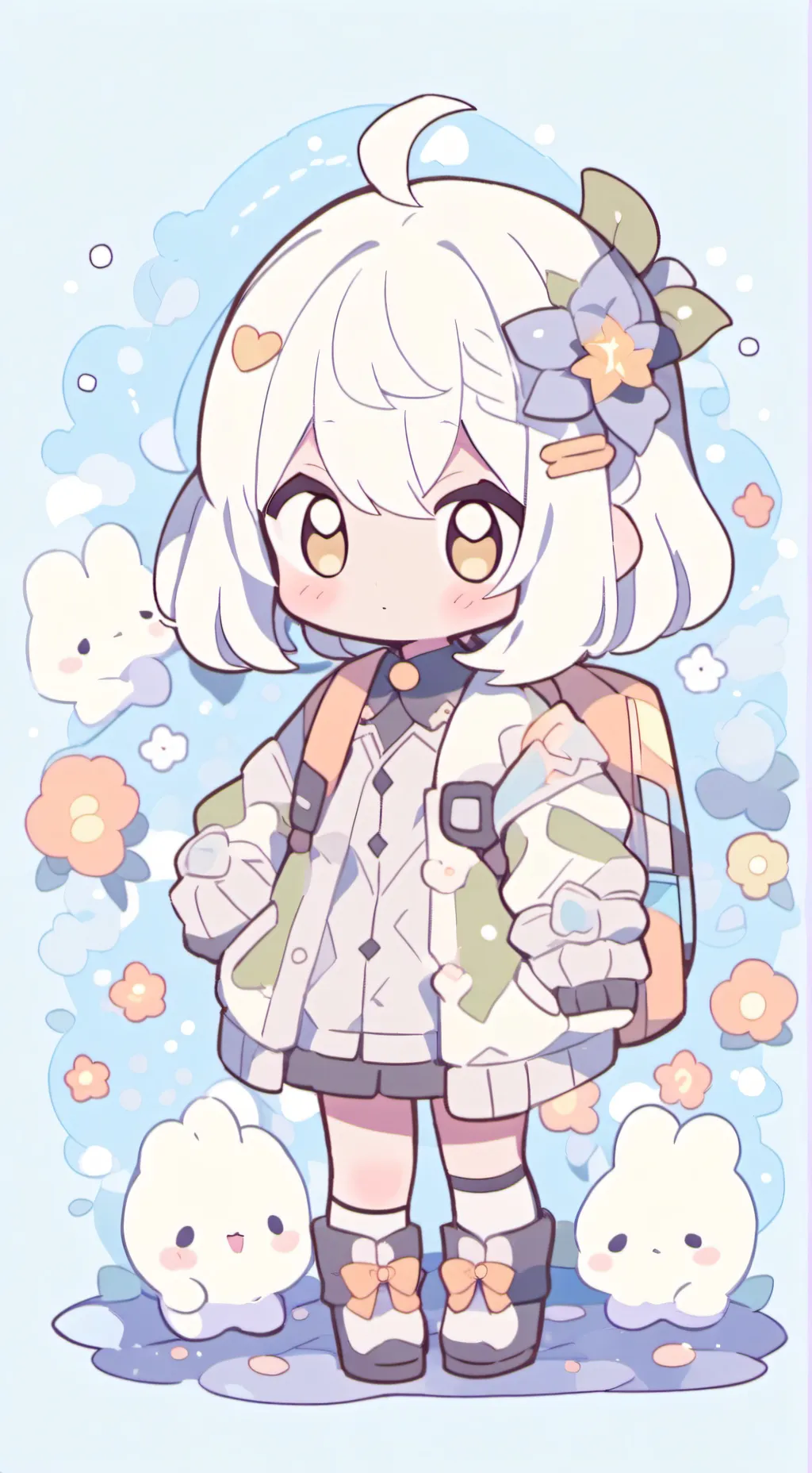 ai character: 1-B background