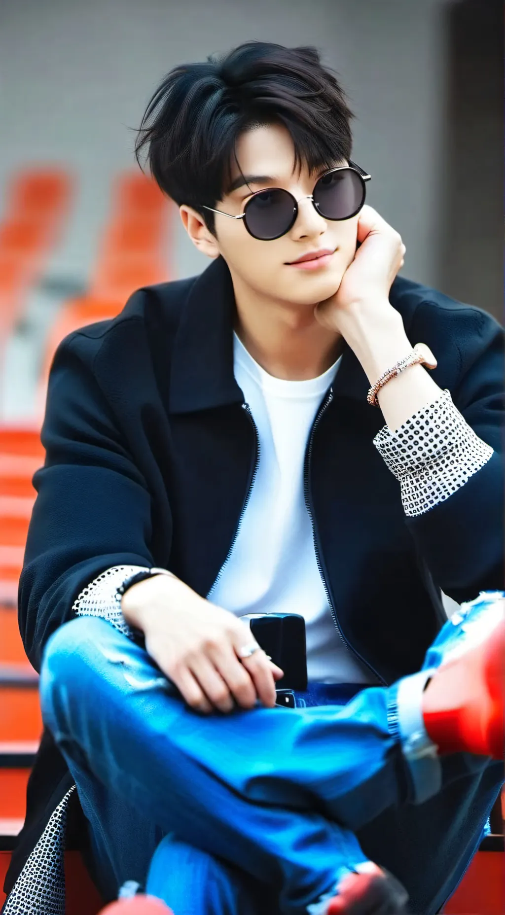 ai character: Yang Jeongin (I.N) background