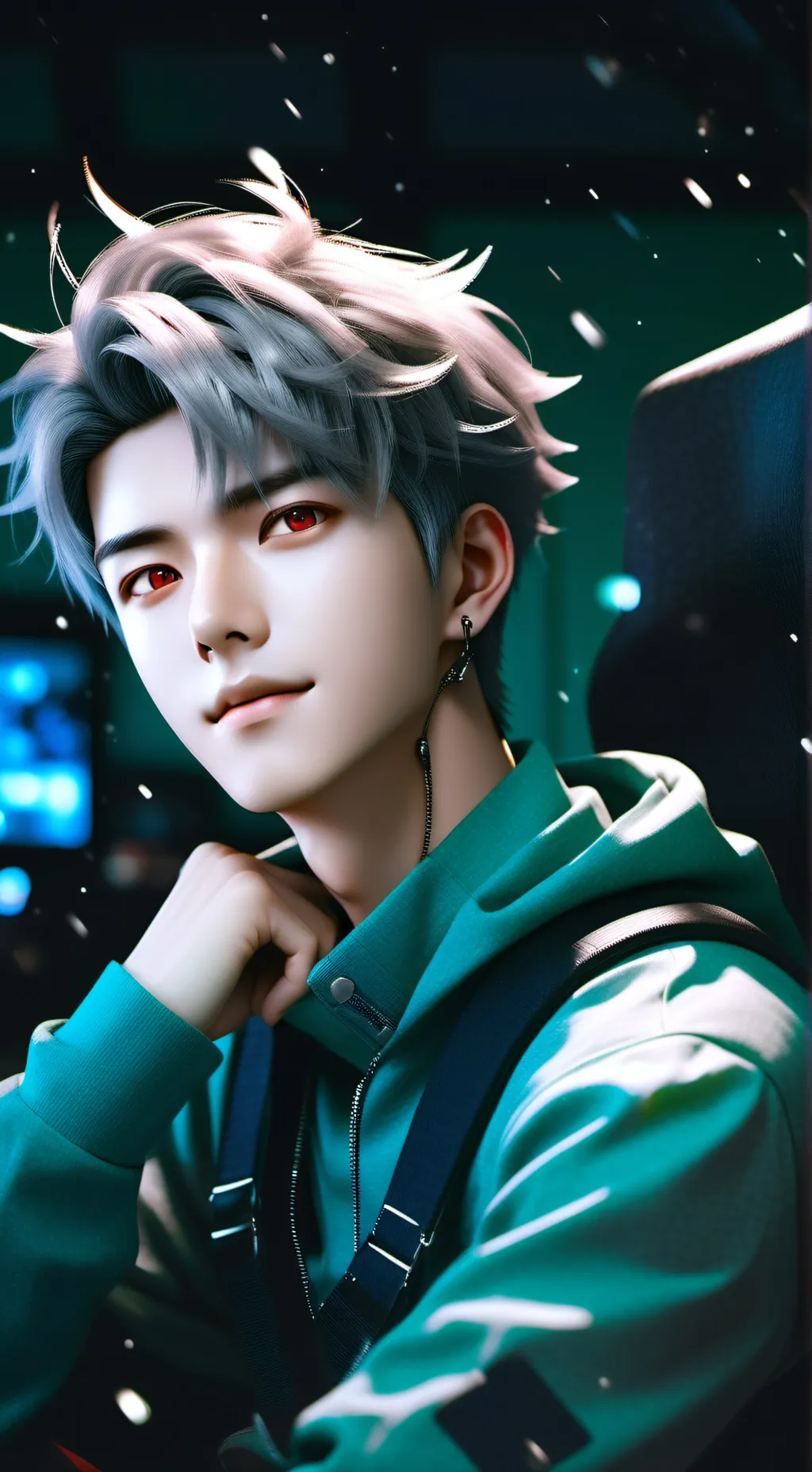 ai character: Dreamy Gunsmith background