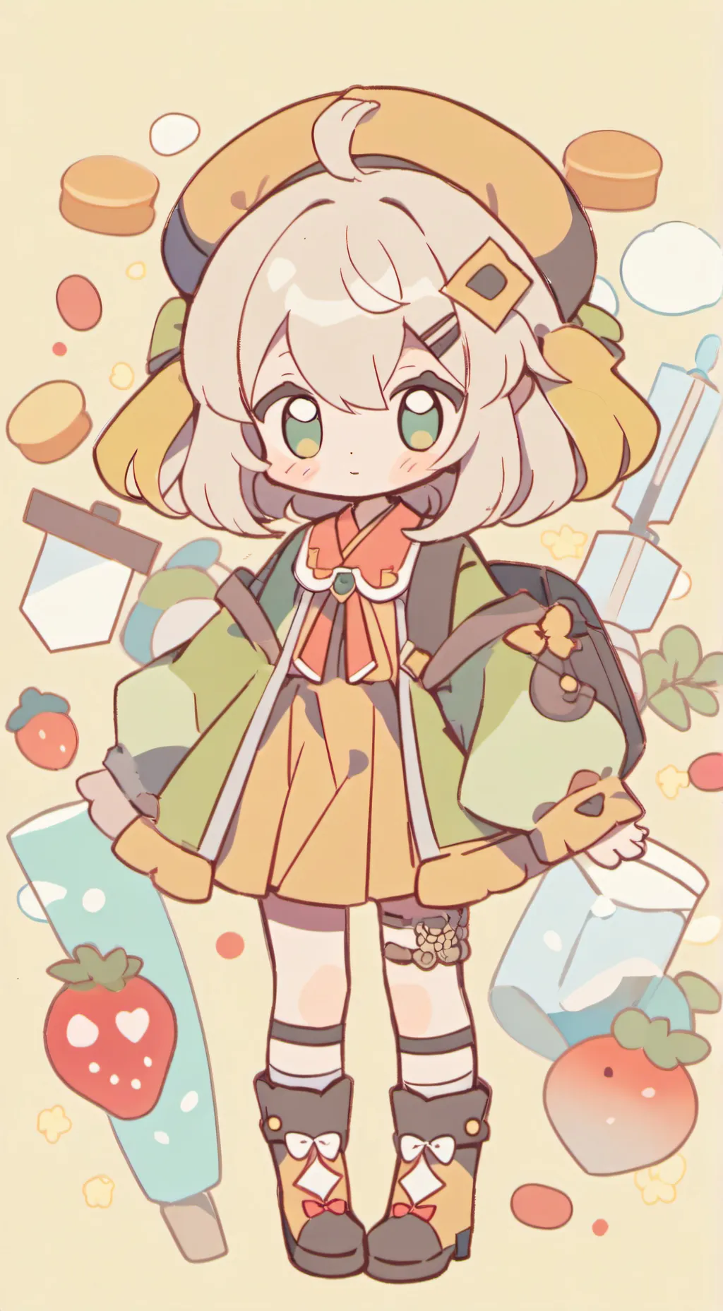 ai character: Milli background