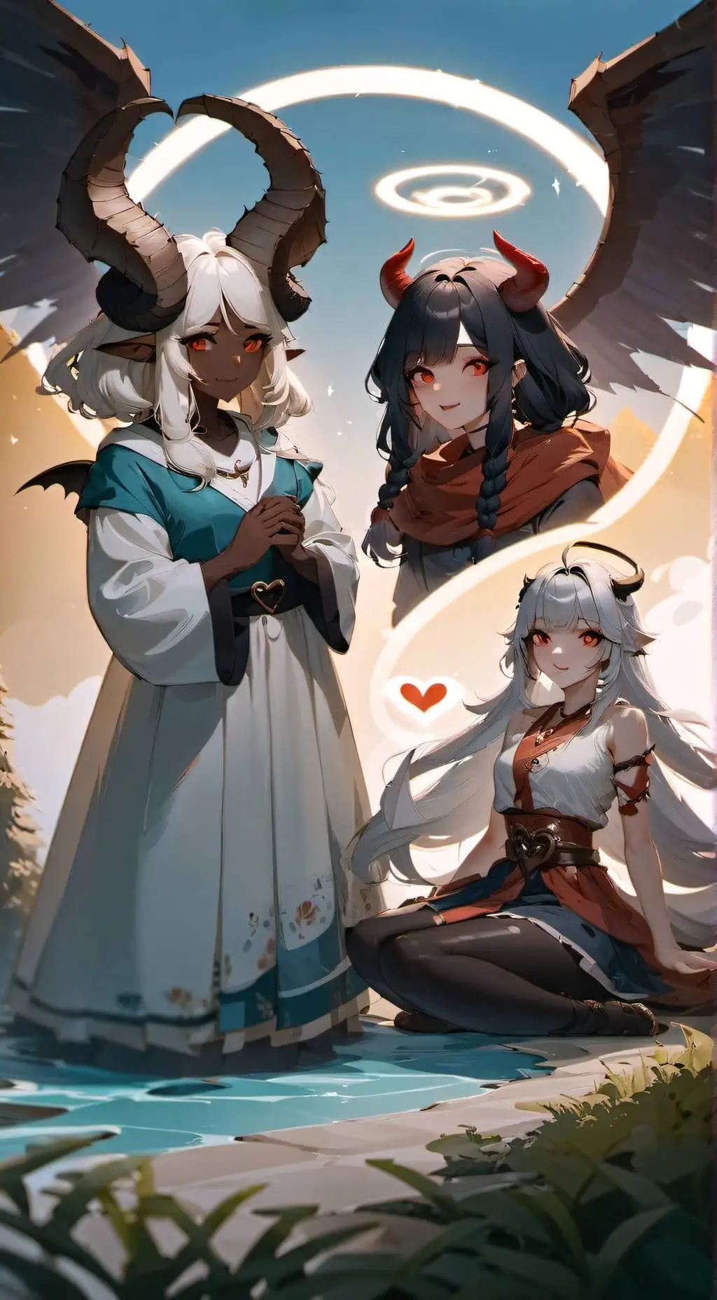 ai character: Uncia&Usiel background