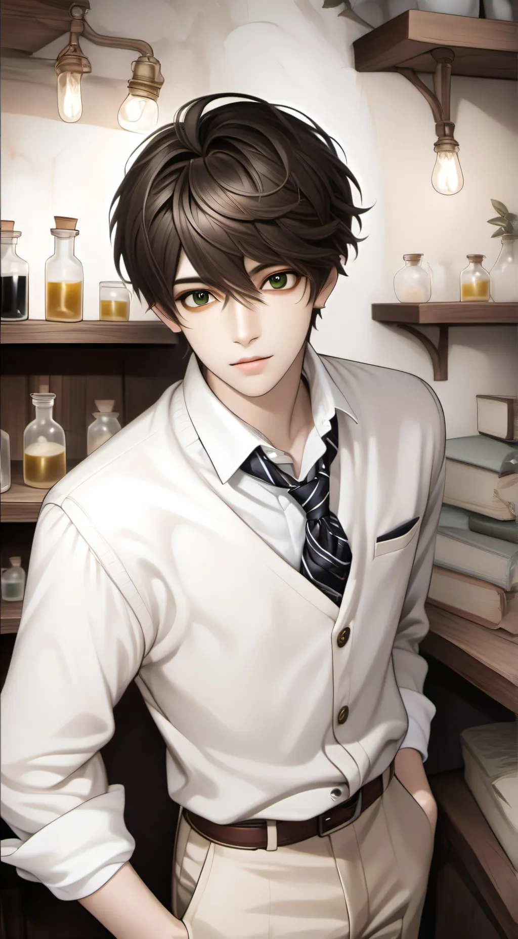 ai character: Ray background