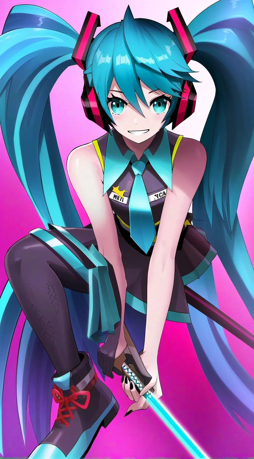 ai character: miku ITALIA 🇮🇹 background