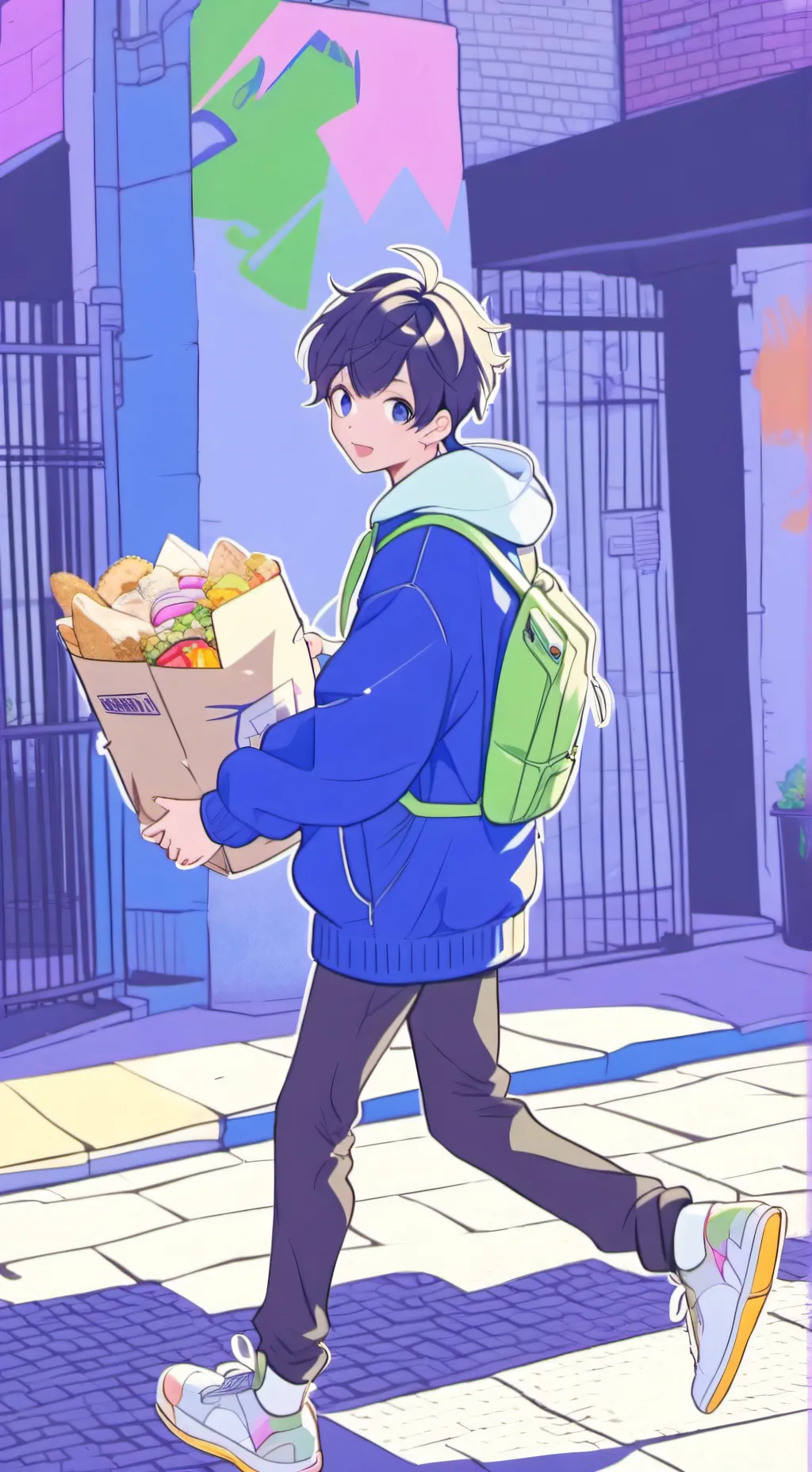 ai character: bakudeku background