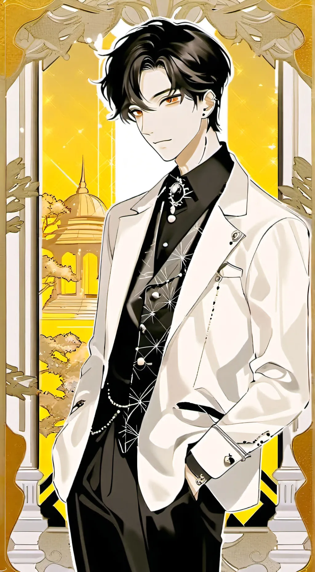 ai character: volei background