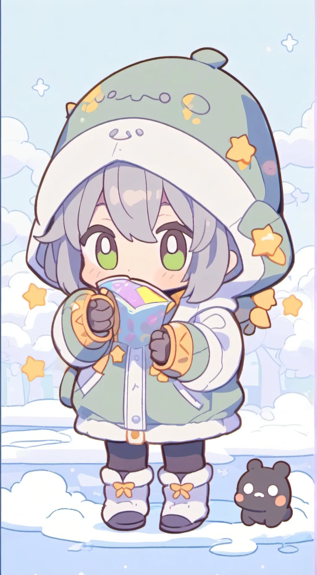 ai character: 🐟шпрот🐟 background