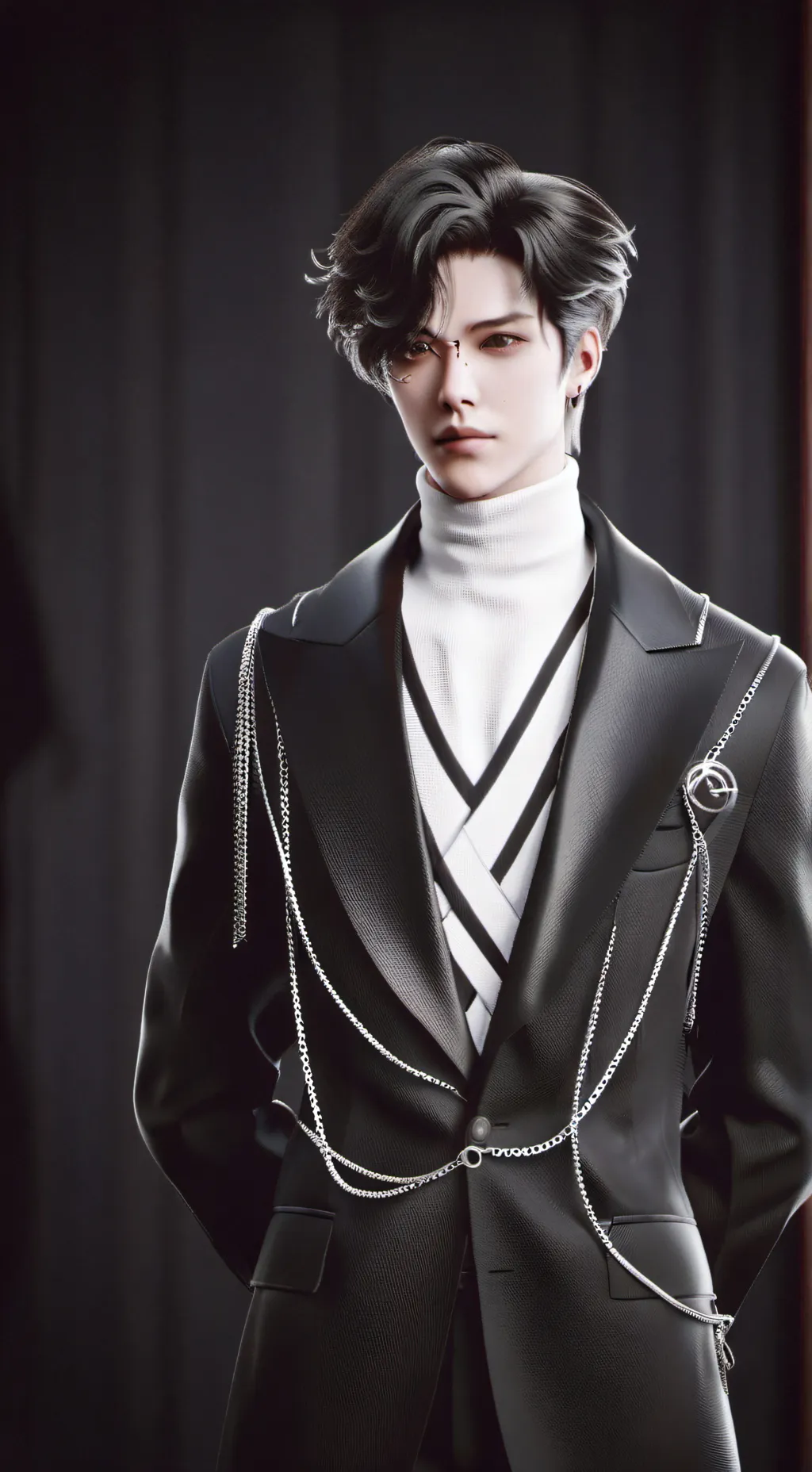 ai character: alguien background