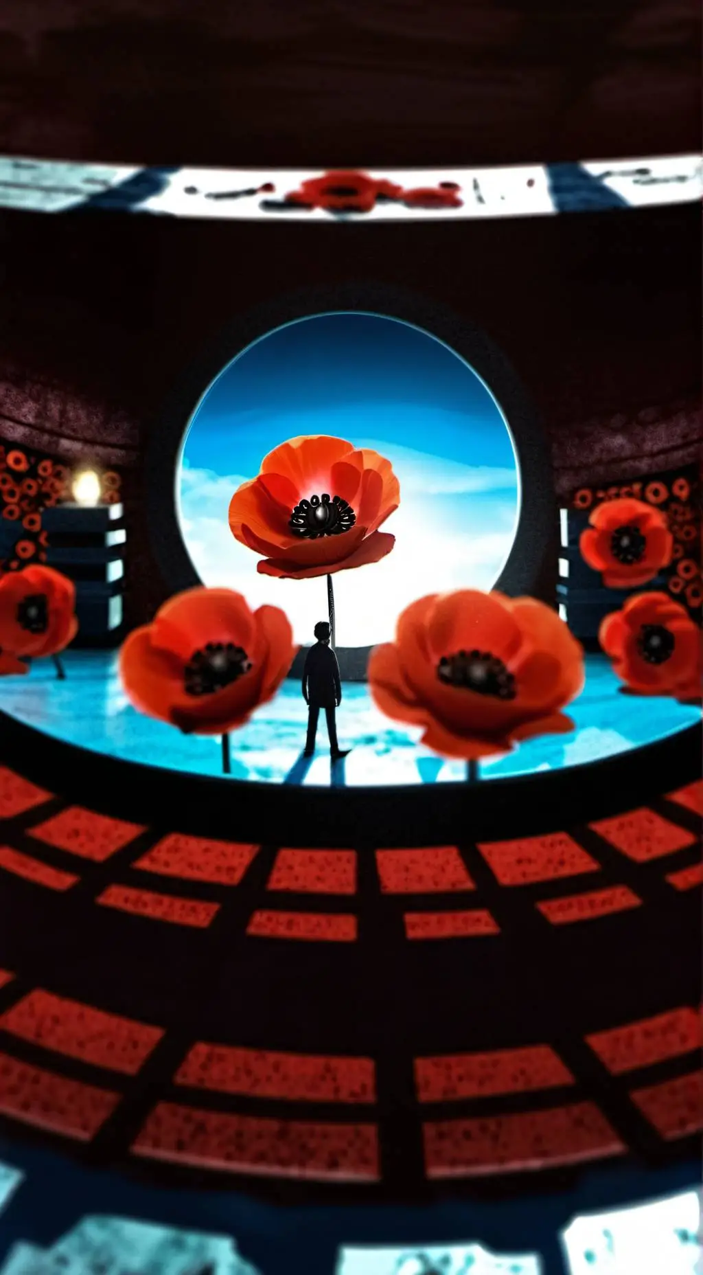 ai character: Poppy playtime ch4 background