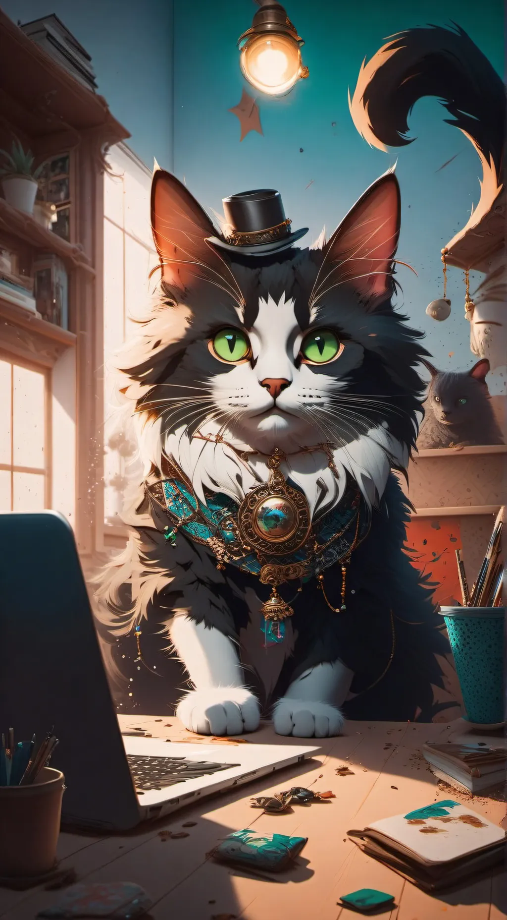 ai character: Memeo background