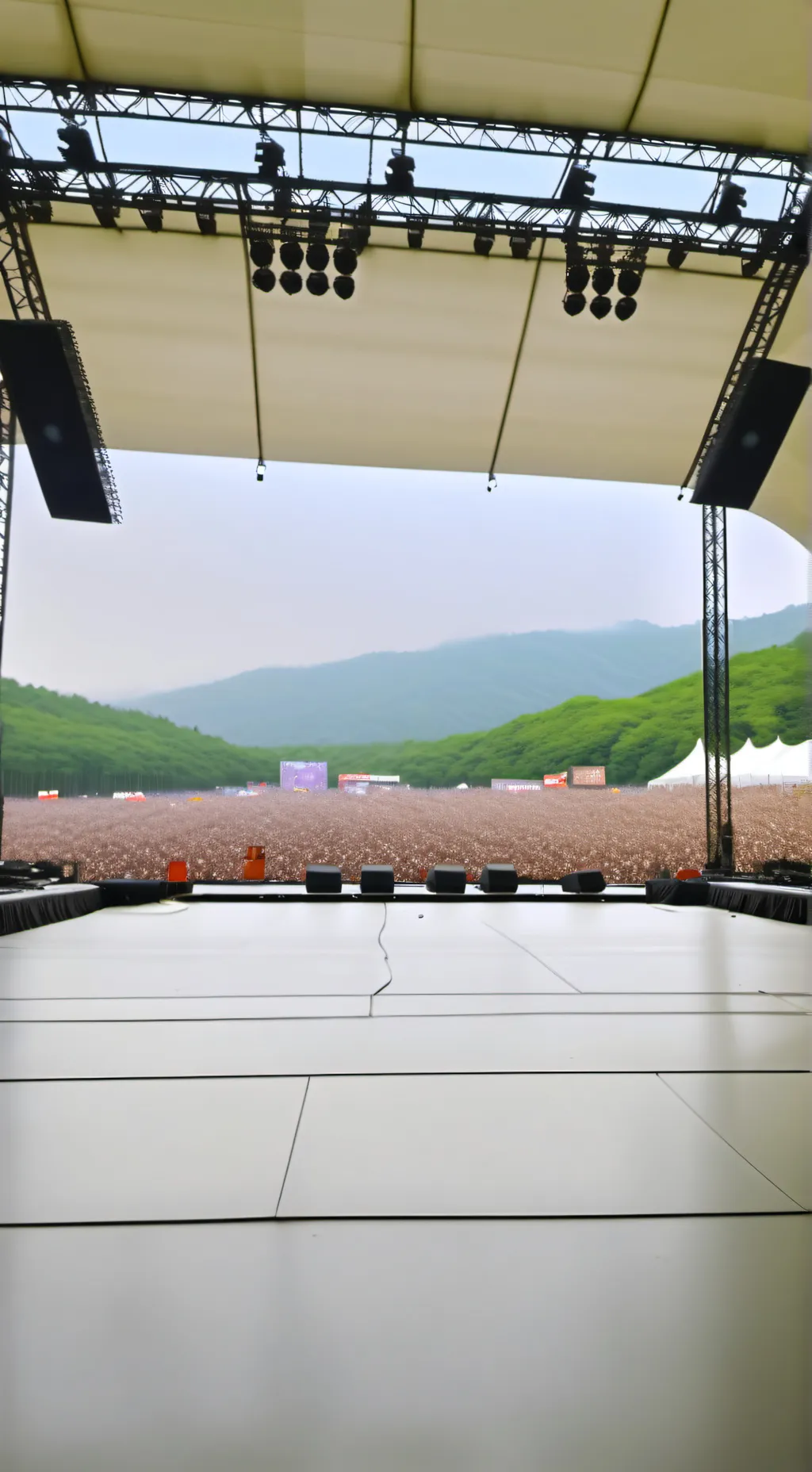 ai character: Concert. background